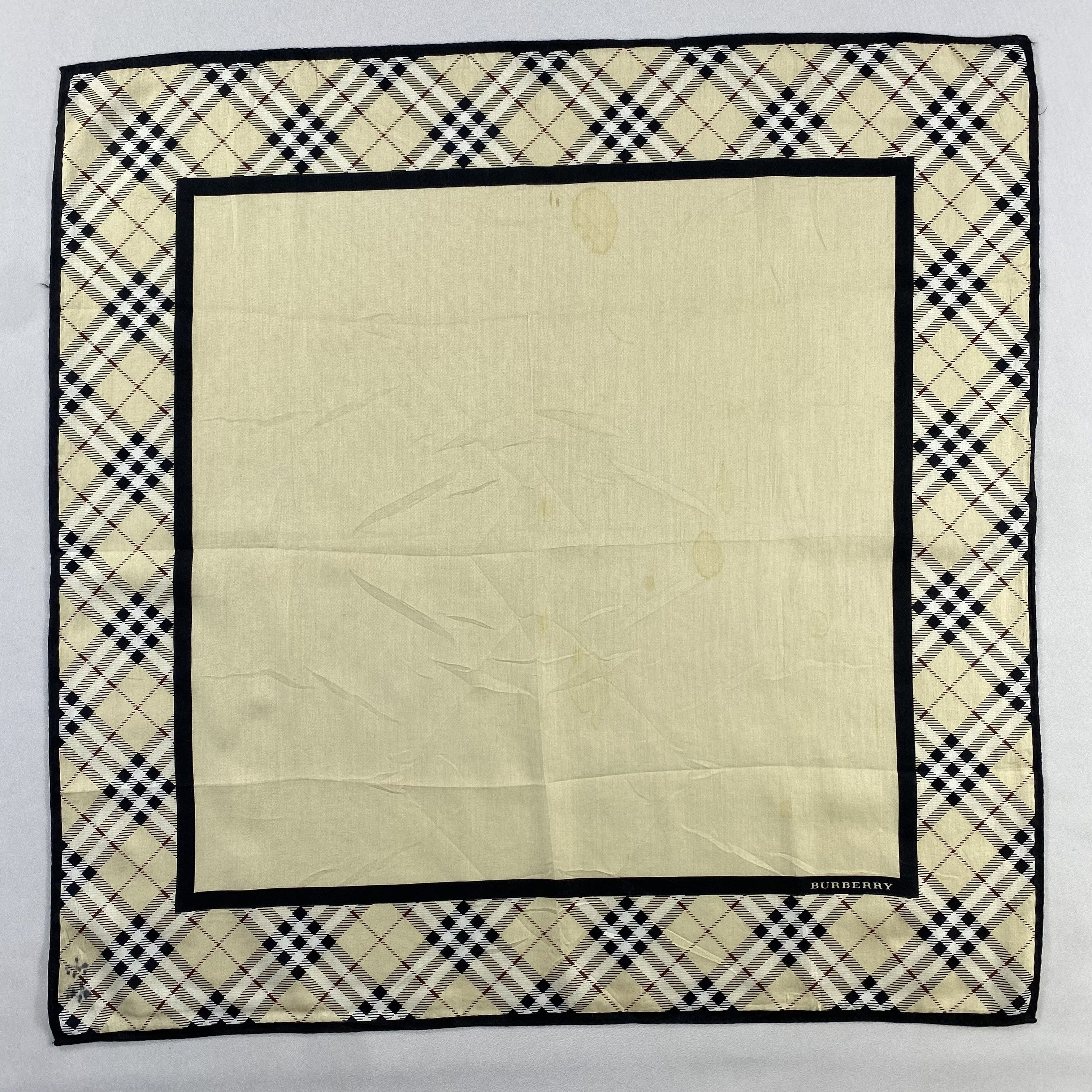 Burberry × Vintage Burberry Handkerchief / Neckerchief / Bandana-P1744 Size ONE SIZE - 1 Thumbnail