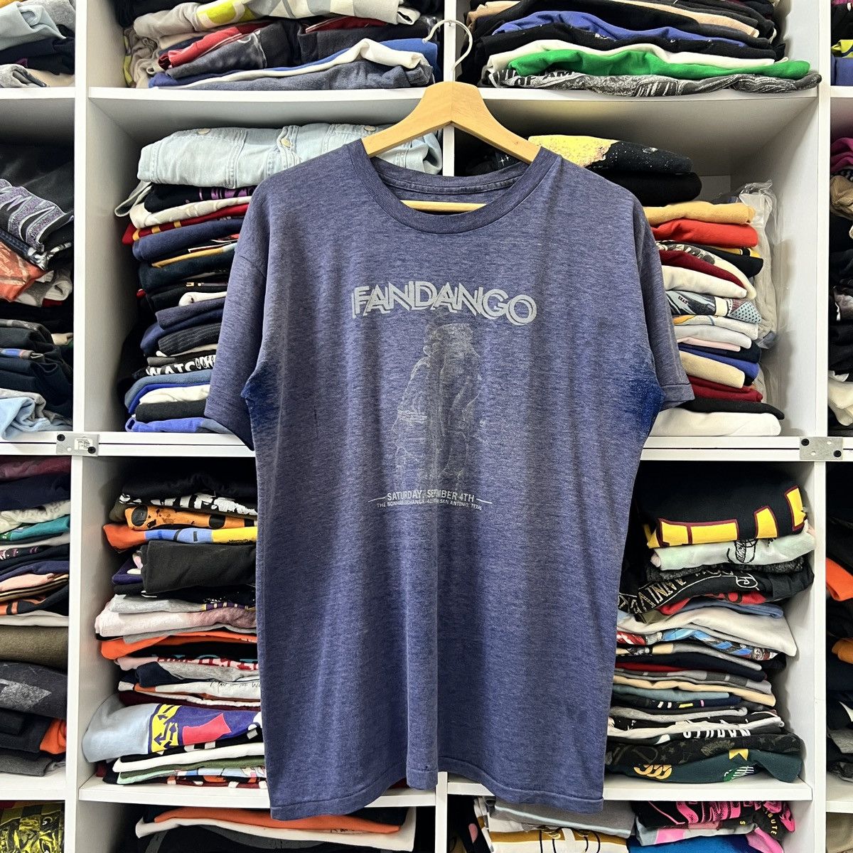 Vintage VTG FANDAGO MOVIE THEATER TEE PAPERTHIN Size US M / EU 48-50 / 2 - 1 Thumbnail
