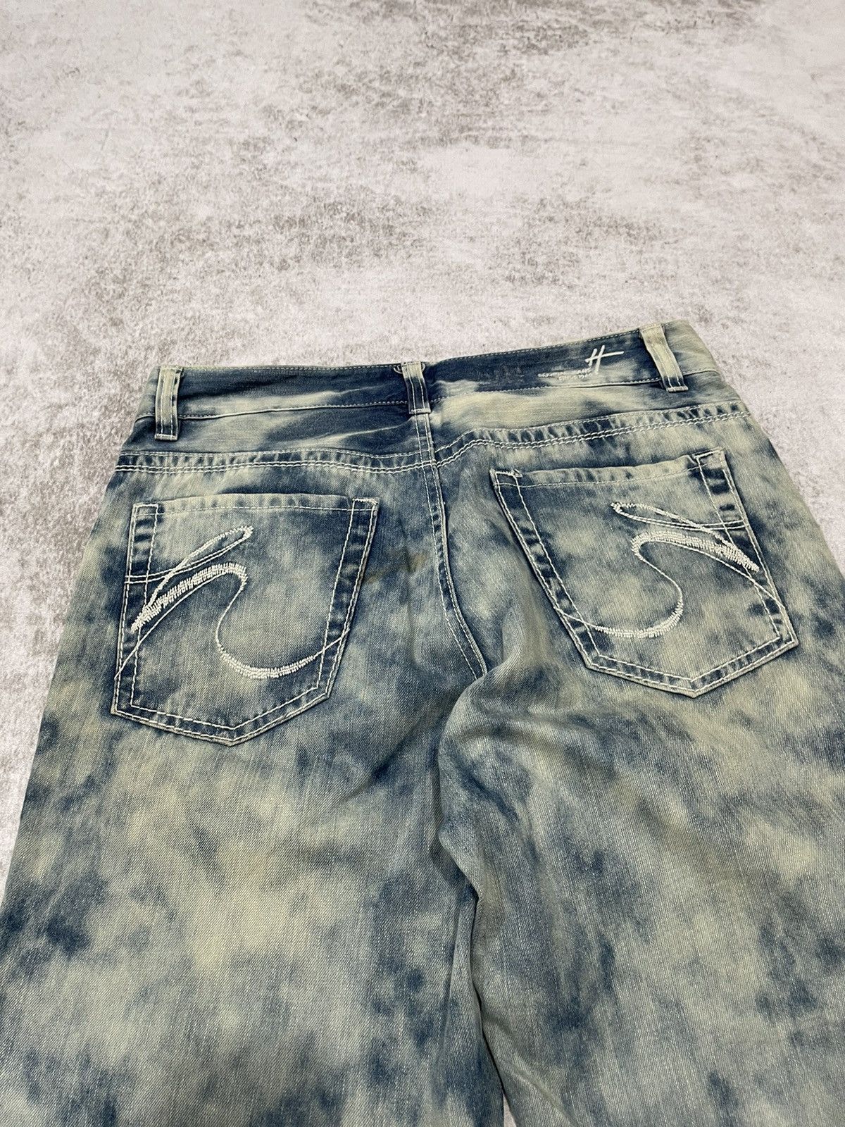 Hysteric Glamour × If Six Was Nine × Le Grande Bleu (L.G.B.) 2000s hanten japan acid wash jorts y2k style Size US 32 / EU 48 - 6 Thumbnail