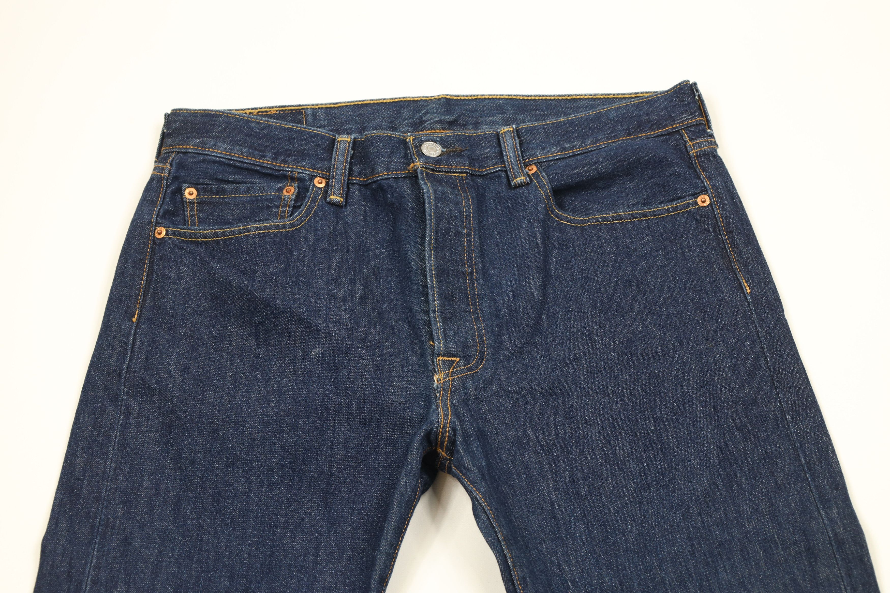 Levi's × Vintage Vintage Y2K Levis 501xx Button Fly Original Fit Denim Jeans Size US 34 / EU 50 - 2 Thumbnail