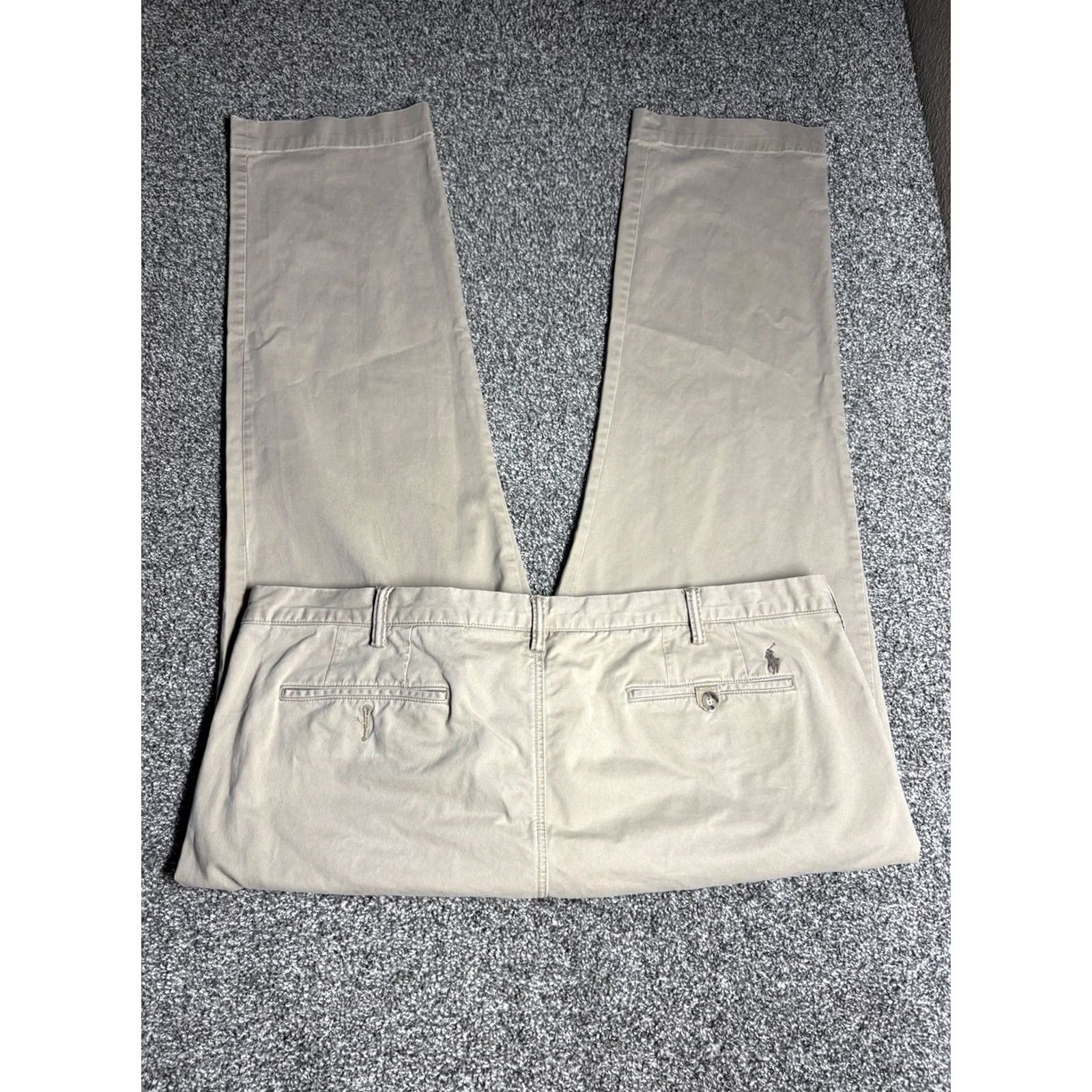 Polo Ralph Lauren Polo Ralph Lauren Bedford Chino Pants Mens 42x32 Stretch Straight Tan Khaki Size US XL / EU 56 / 4 - 3 Thumbnail