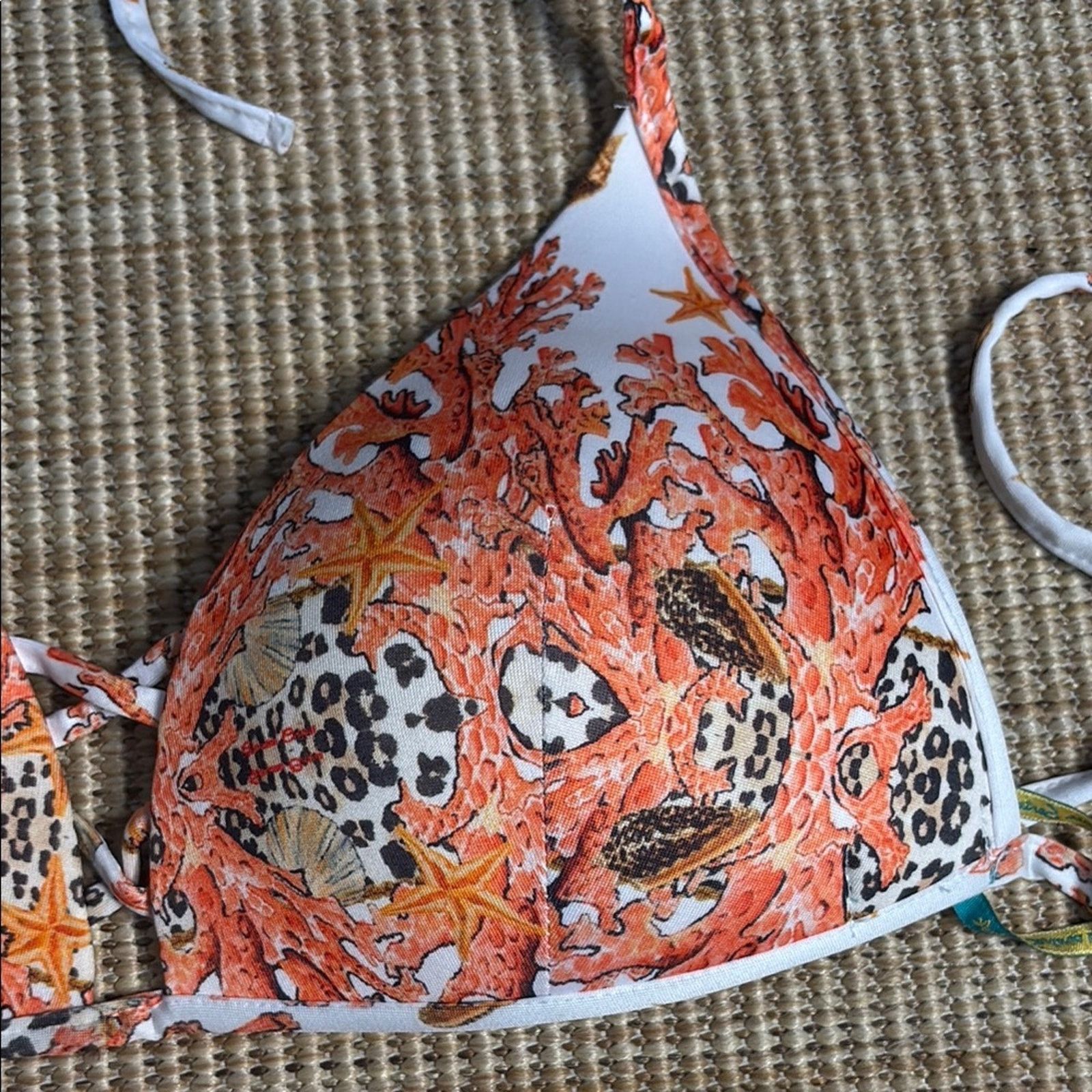Other NWT Antica Sartoria Positano Vibrant Print Bikini Set L Size ONE SIZE - 2 Thumbnail