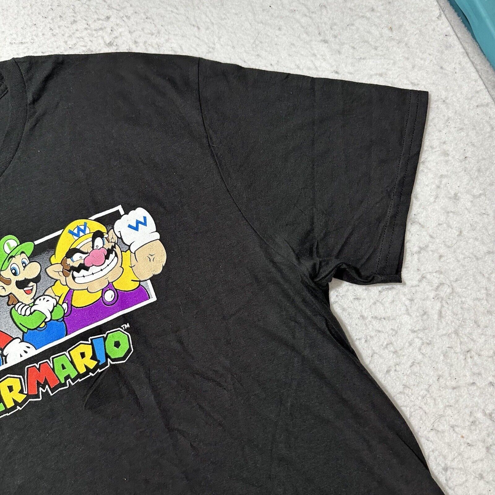Nintendo Super Mario Bros XL Nintendo T Shirt Luigi Wario Waluigi Tee Size US XL / EU 56 / 4 - 4 Thumbnail