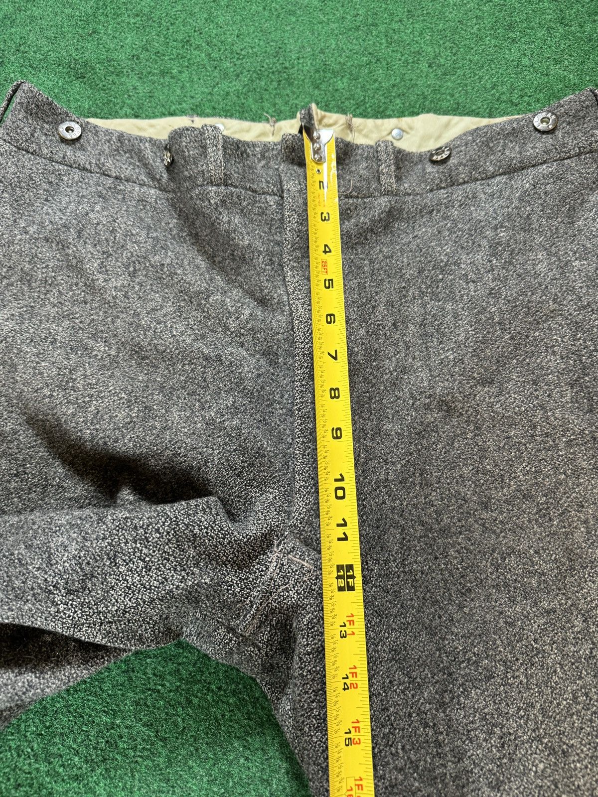 L.L. Bean × Vintage Vintage 30s 40s L.L Bean Talon Gray Wool Trouser Pants Size US 38 / EU 54 - 11 Thumbnail