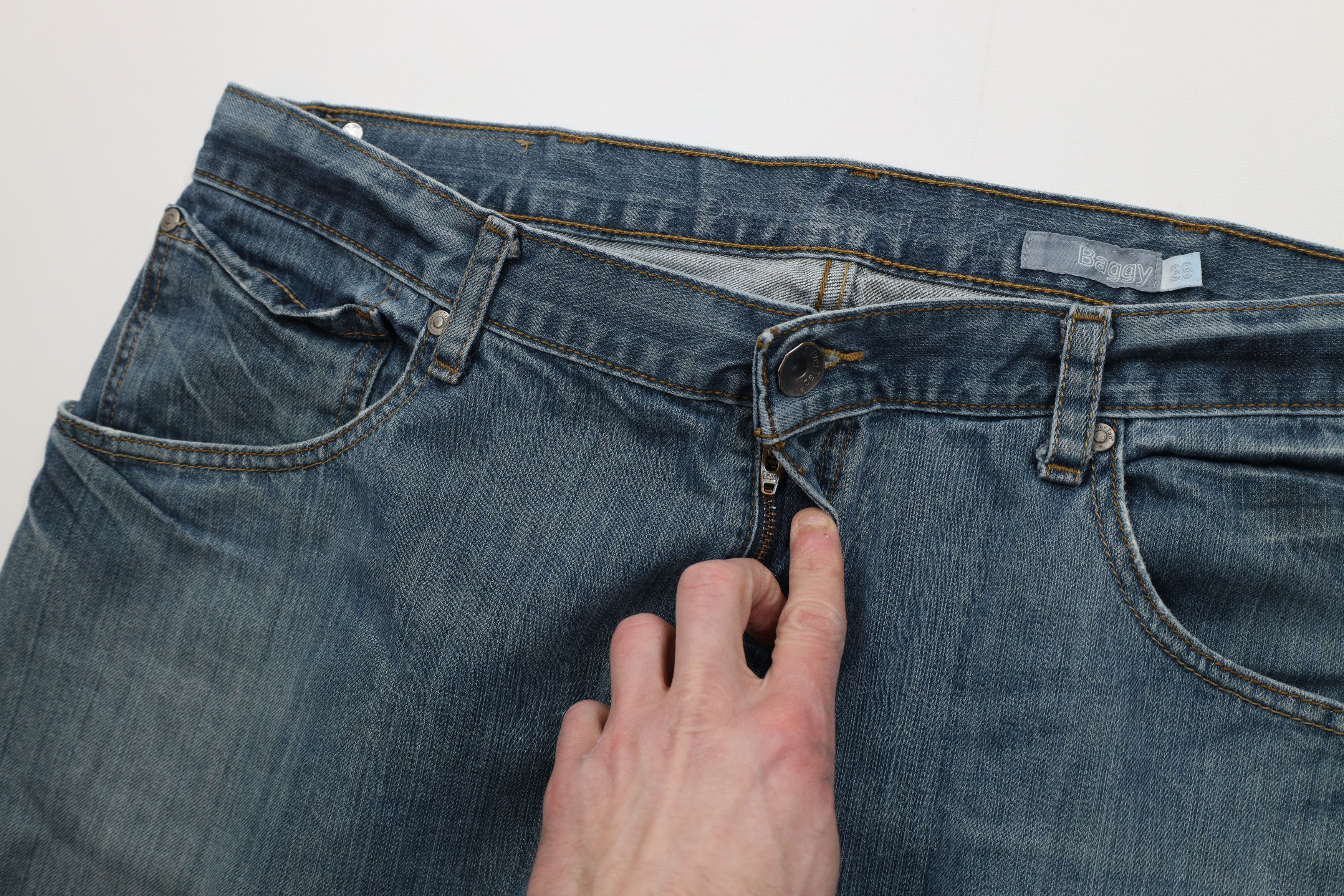Levi's Vintage Y2K Levis Silvertab Fit Wide Leg Denim Jeans Blue Size US 38 / EU 54 - 8 Thumbnail