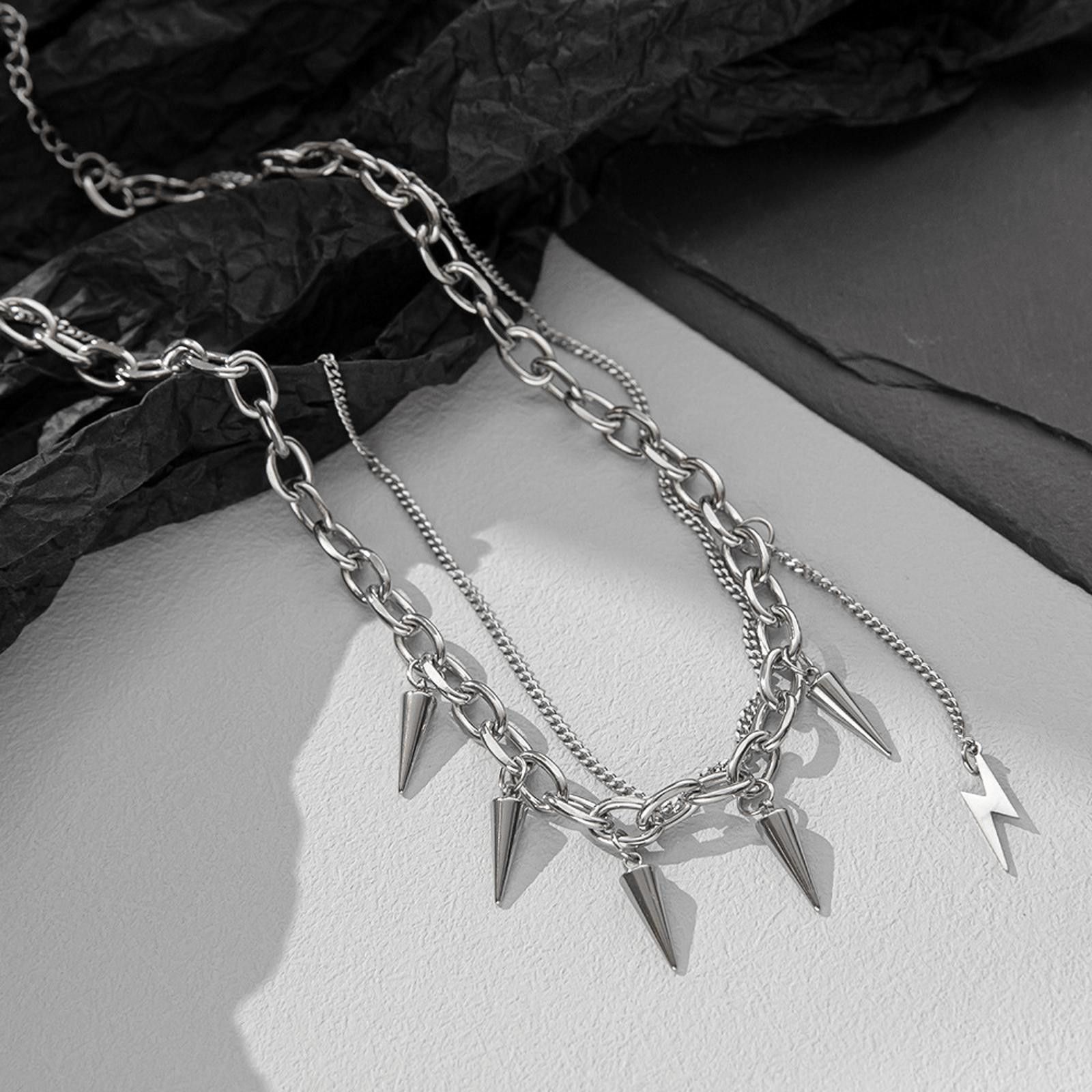 Other Spike Chain Link Necklace Size ONE SIZE - 4 Thumbnail