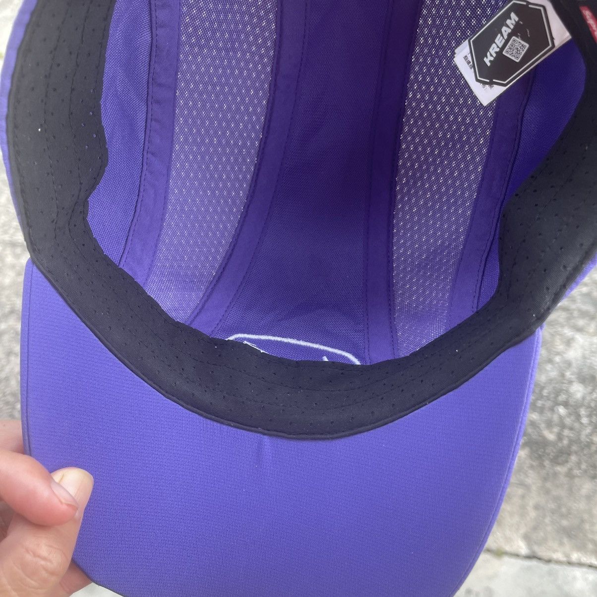 Nike × Supreme Supreme x Nike SS21 Trail Running Hat Purple (KREAM Tag) Size ONE SIZE - 11 Thumbnail