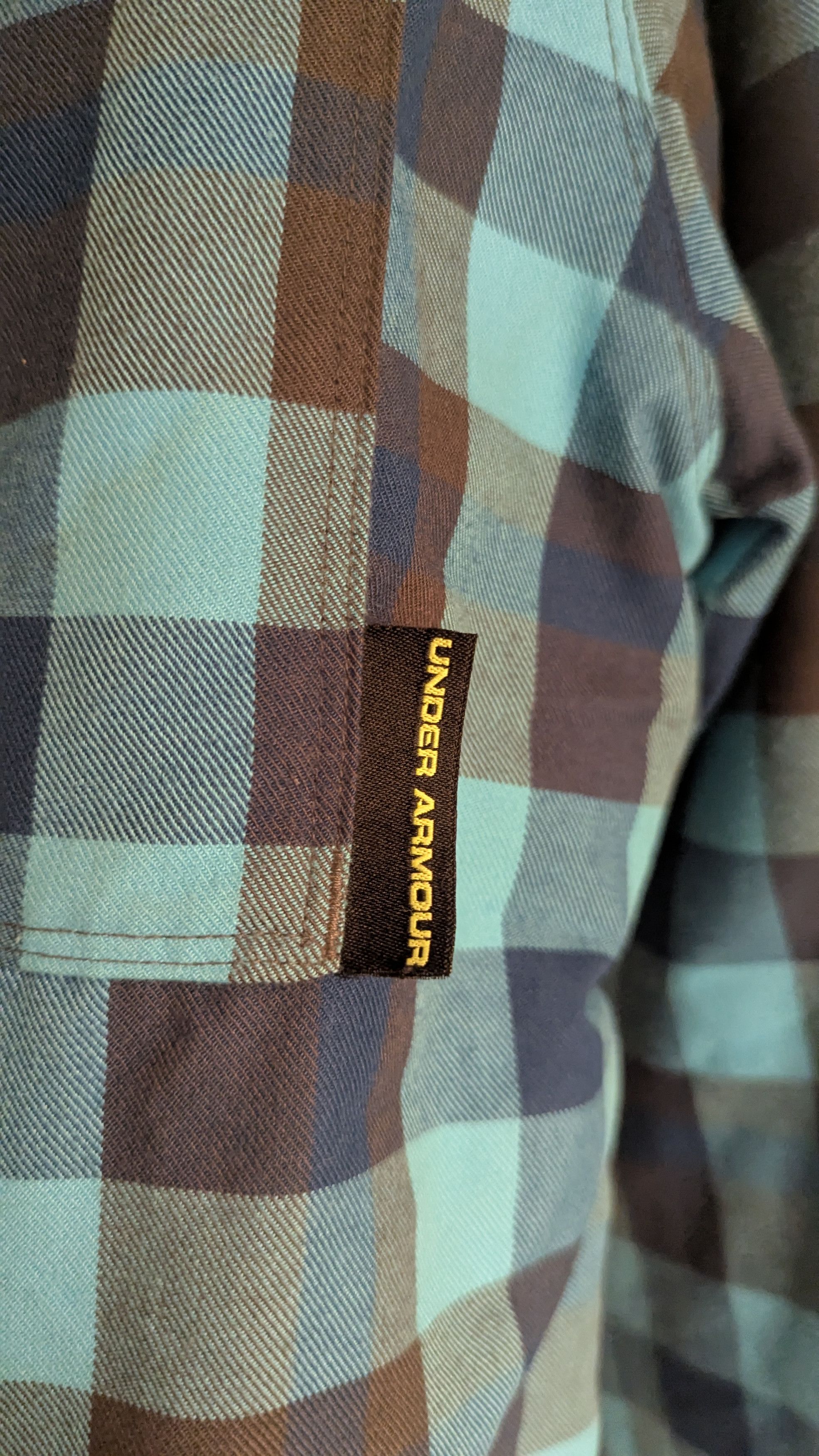 Under Armour Blue Check Plaid Under Armour Size US L / EU 52-54 / 3 - 3 Thumbnail