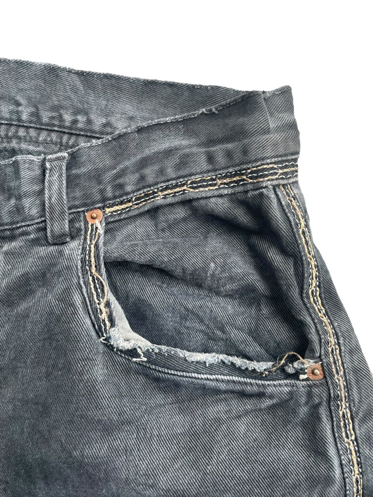 Designer Vintage Bonaventure Distresed Denim Size US 35 - 6 Thumbnail