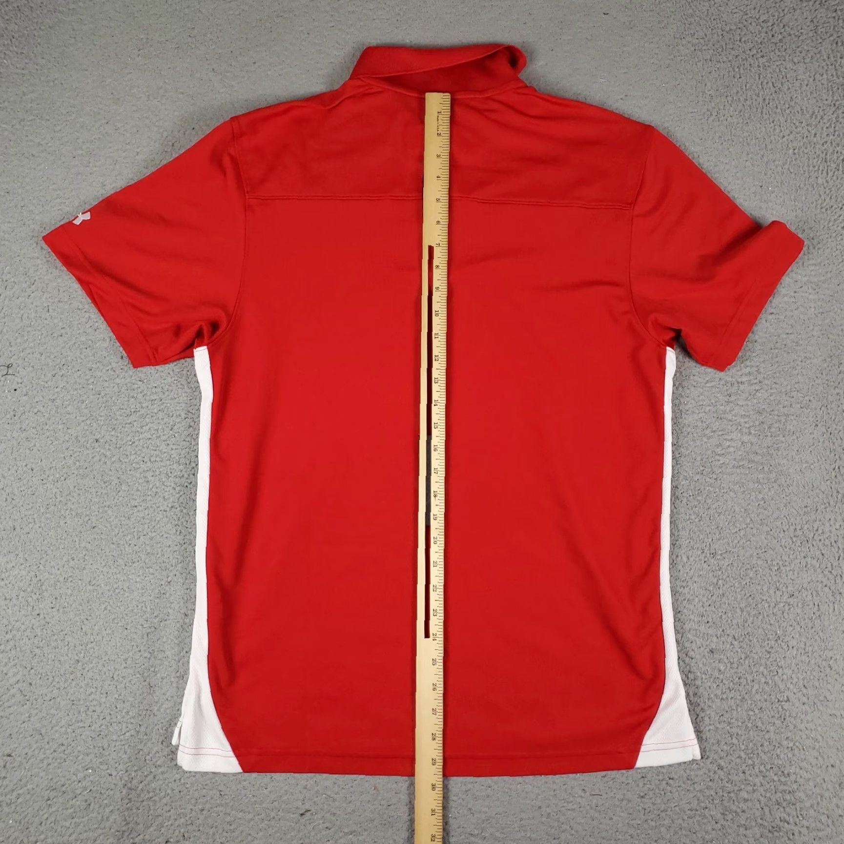 Under Armour Under Armour Polo Shirt Mens Size Medium Red Golf Casual Short Sleeve Shirt Size US M / EU 48-50 / 2 - 4 Thumbnail