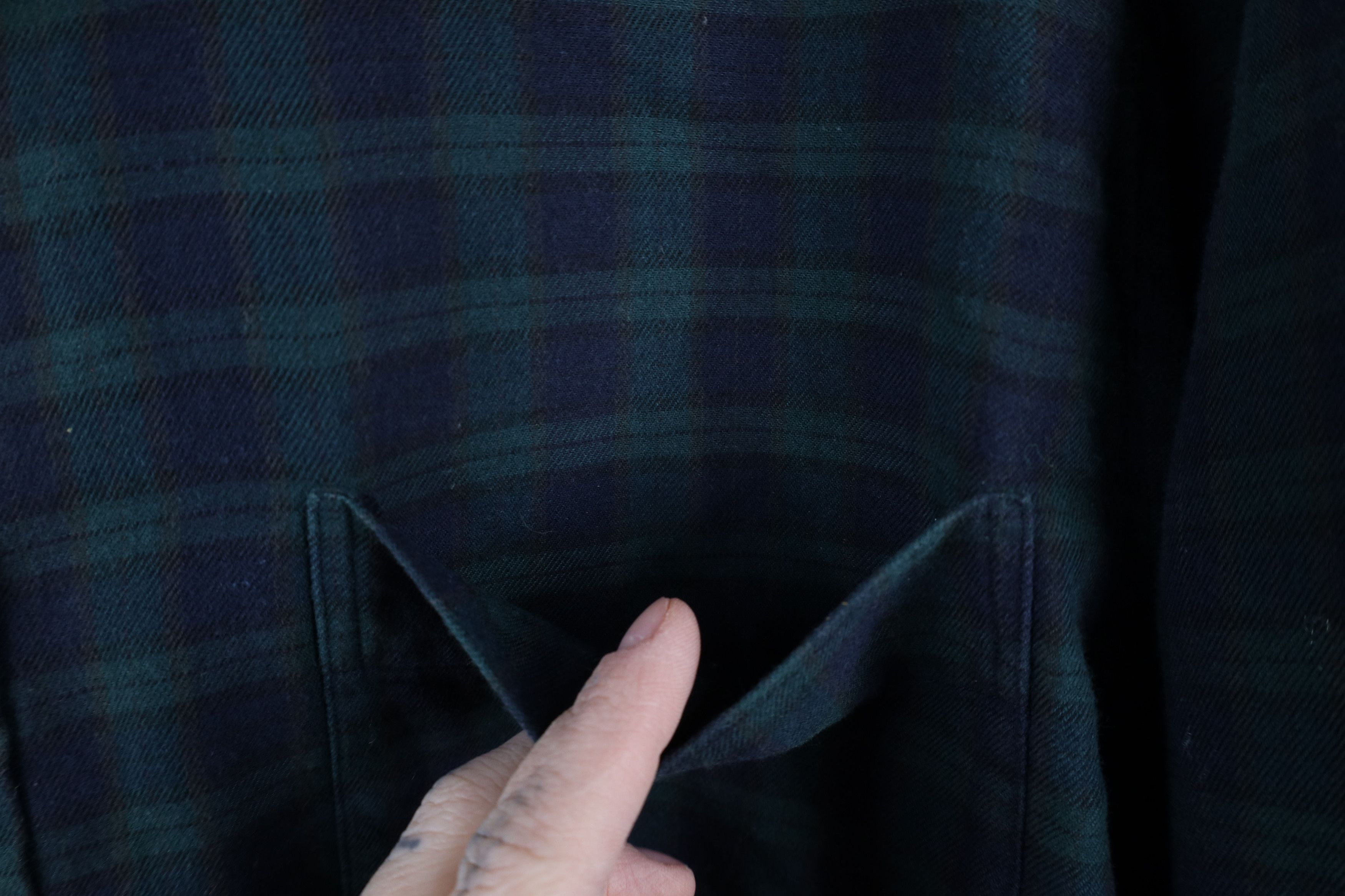 Polo Ralph Lauren Vintage 90s Ralph Lauren Gardner Wool Flannel Button Shirt Size US L / EU 52-54 / 3 - 9 Thumbnail