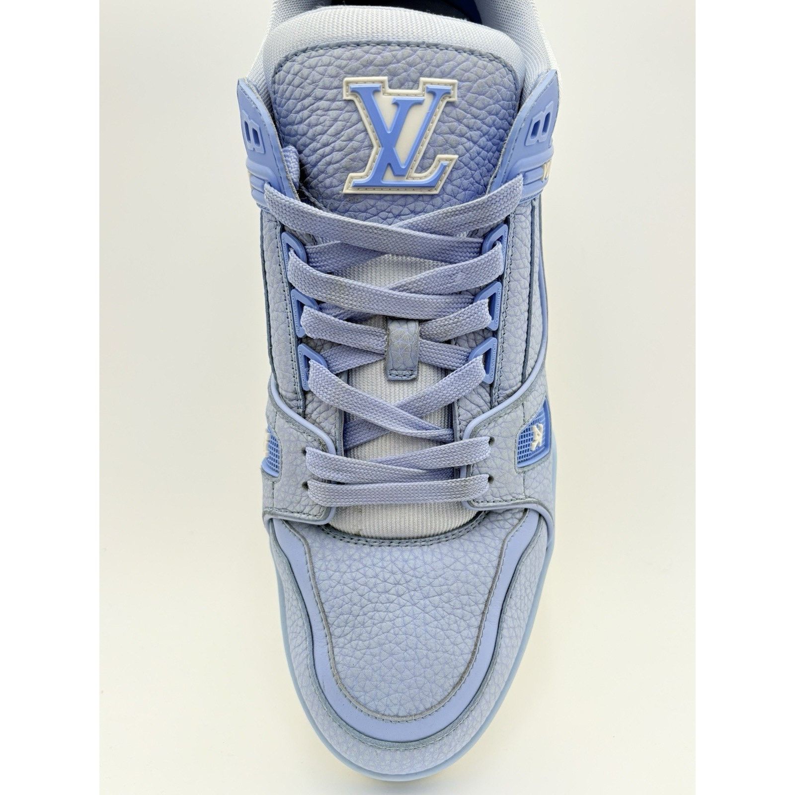 Louis Vuitton Louis Vuitton Trainer ' Light Blue White ' | GREAT COND! Size US 12.5 / EU 45-46 - 11 Thumbnail