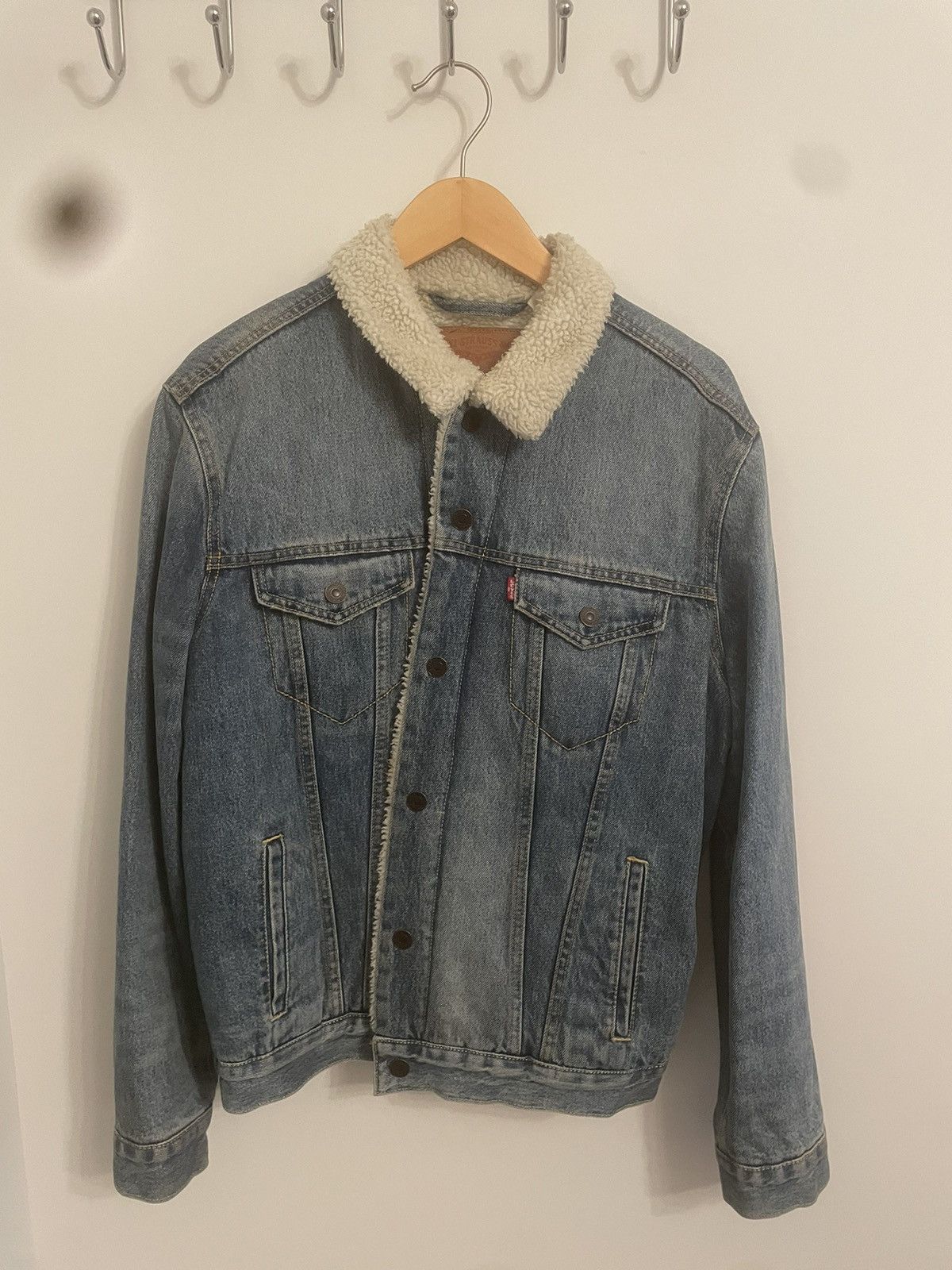 Levi's × Levi's Vintage Clothing Levi Sherpa Denim Jacket size Medium Size US M / EU 48-50 / 2 - 1 Thumbnail