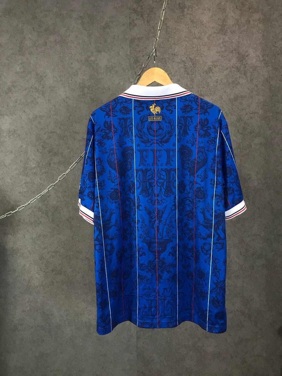 Other FFF France art soccer jersey Size US XXL / EU 58 / 5 - 8 Thumbnail