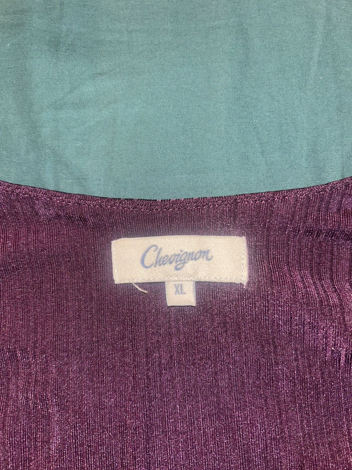 Chevignon Plum Square-Neck Bodysuit Size L / US 10 / IT 46 - 3 Thumbnail