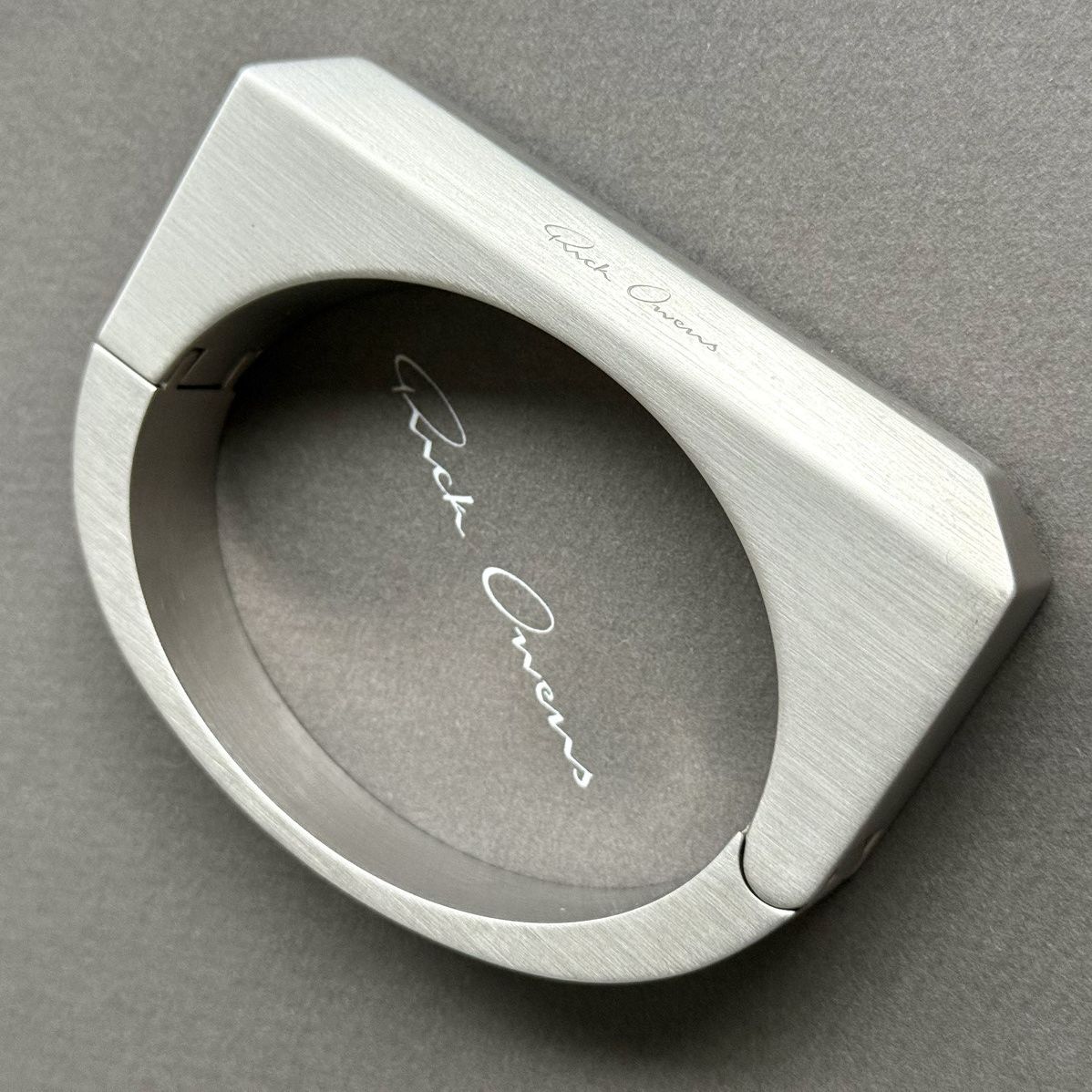 ニ*ン様 Rick Owens CRYSTAL BANGLE BRACELET Rick Owens Rick Owens crystal-embellished bangle bracelet | Grailed