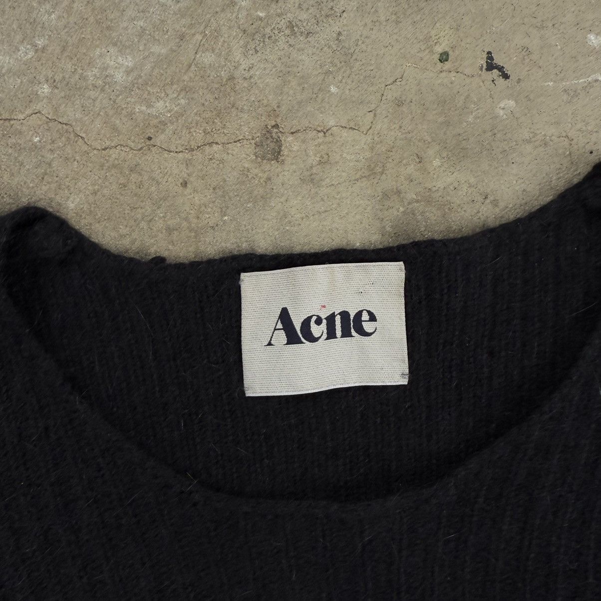Acne Studios Acne Pasco AW11 Angora Black Sweater Size XS / US 0-2 / IT 36-38 - 4 Thumbnail