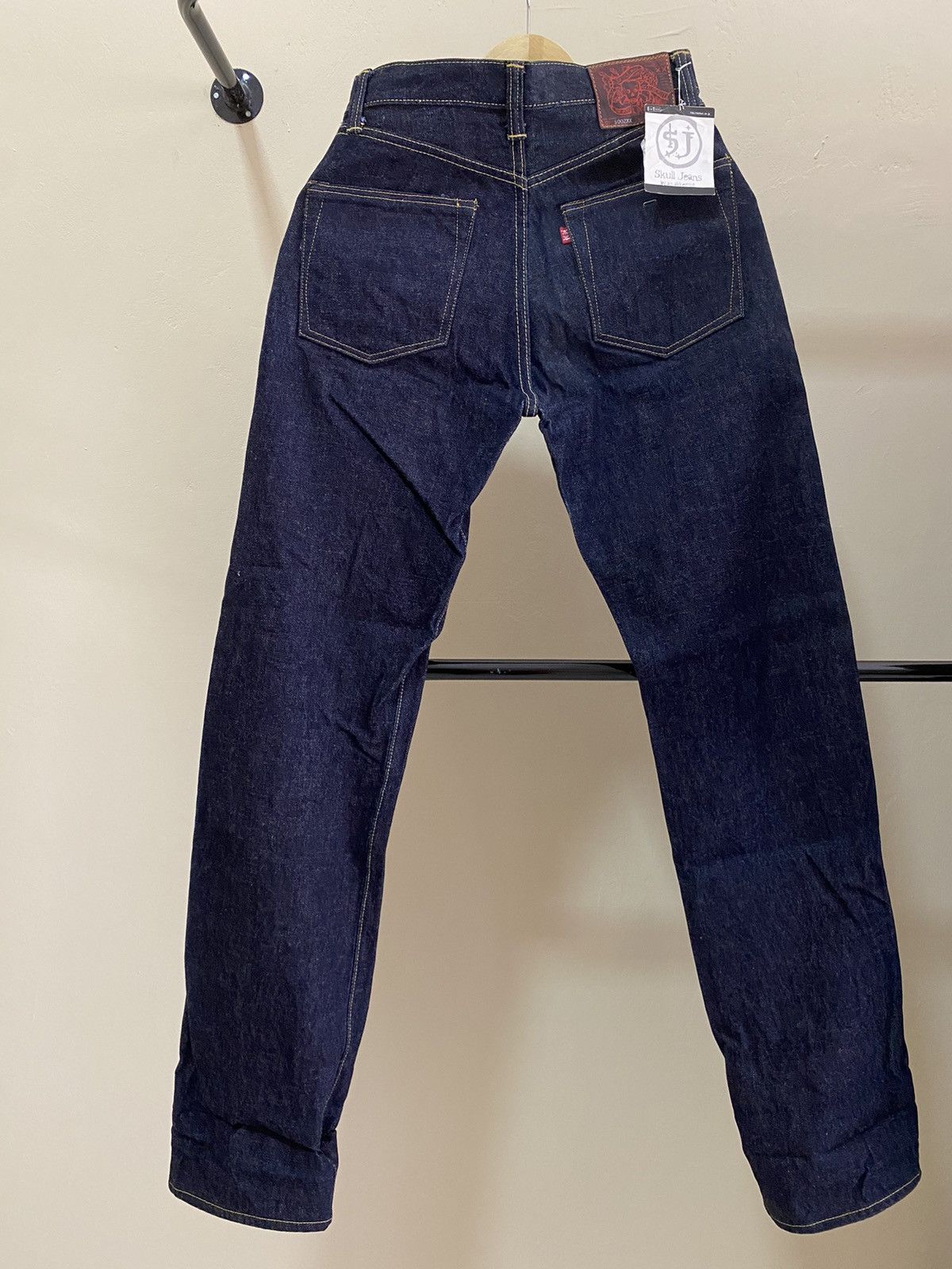 Japanese Brand Brand New Old Stock Skull Jeans by Alchemist Denim Size 28 Size US 28 / EU 44 - 1 Thumbnail