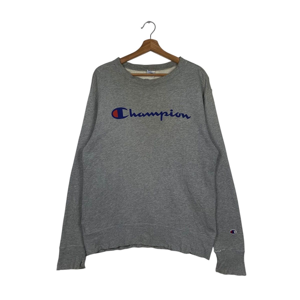 Champion Vintage Champion Big Logo Crewneck Sweatshirt Size US L / EU 52-54 / 3 - 1 Thumbnail