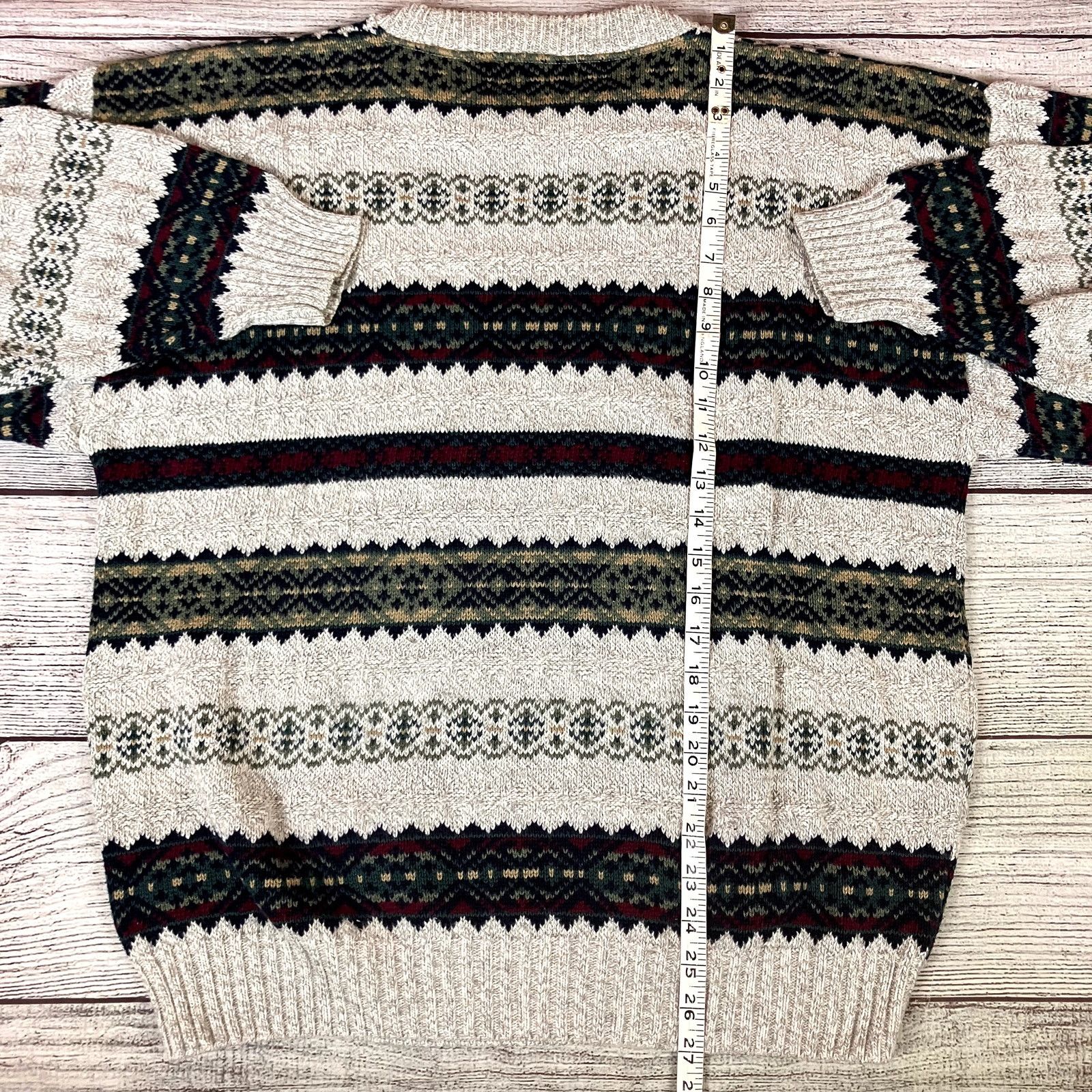 Croft & Barrow × Vintage Vintage 1990s Croft & Barrow Striped Sweater Size US M / EU 48-50 / 2 - 5 Thumbnail