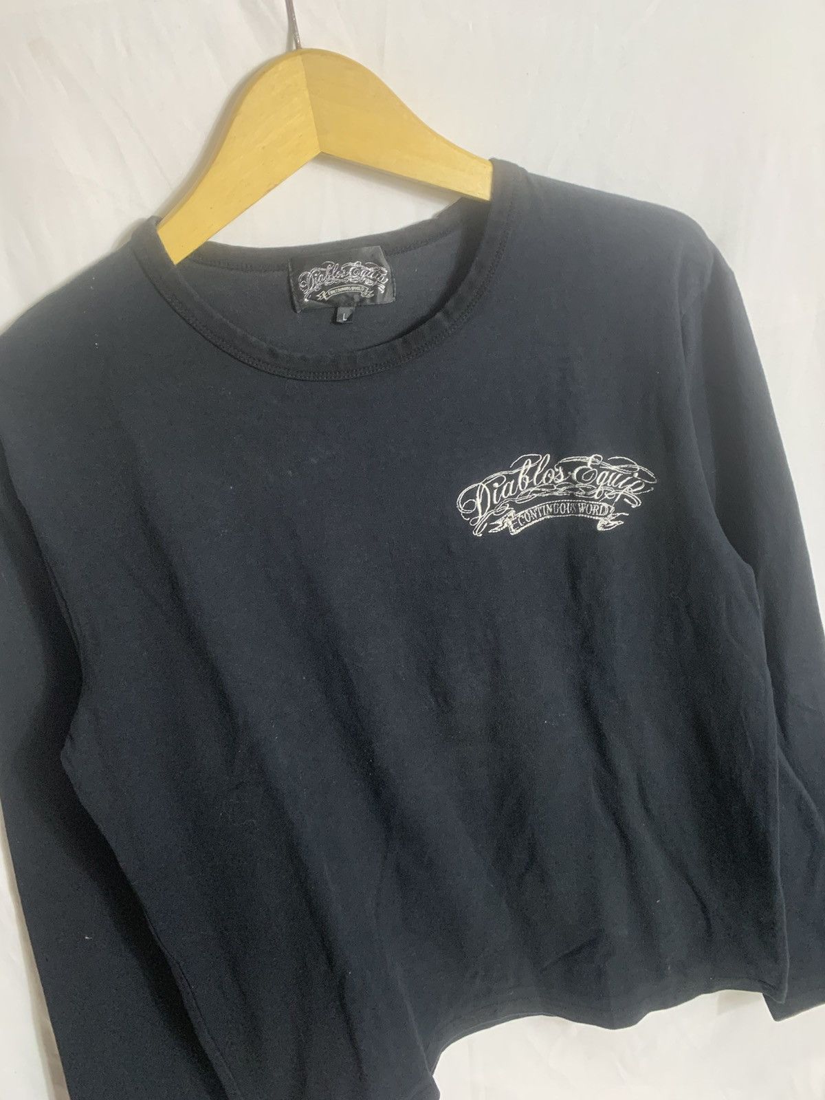 Japanese Brand Japanese Diablos Poem longsleve Size US M / EU 48-50 / 2 - 4 Thumbnail
