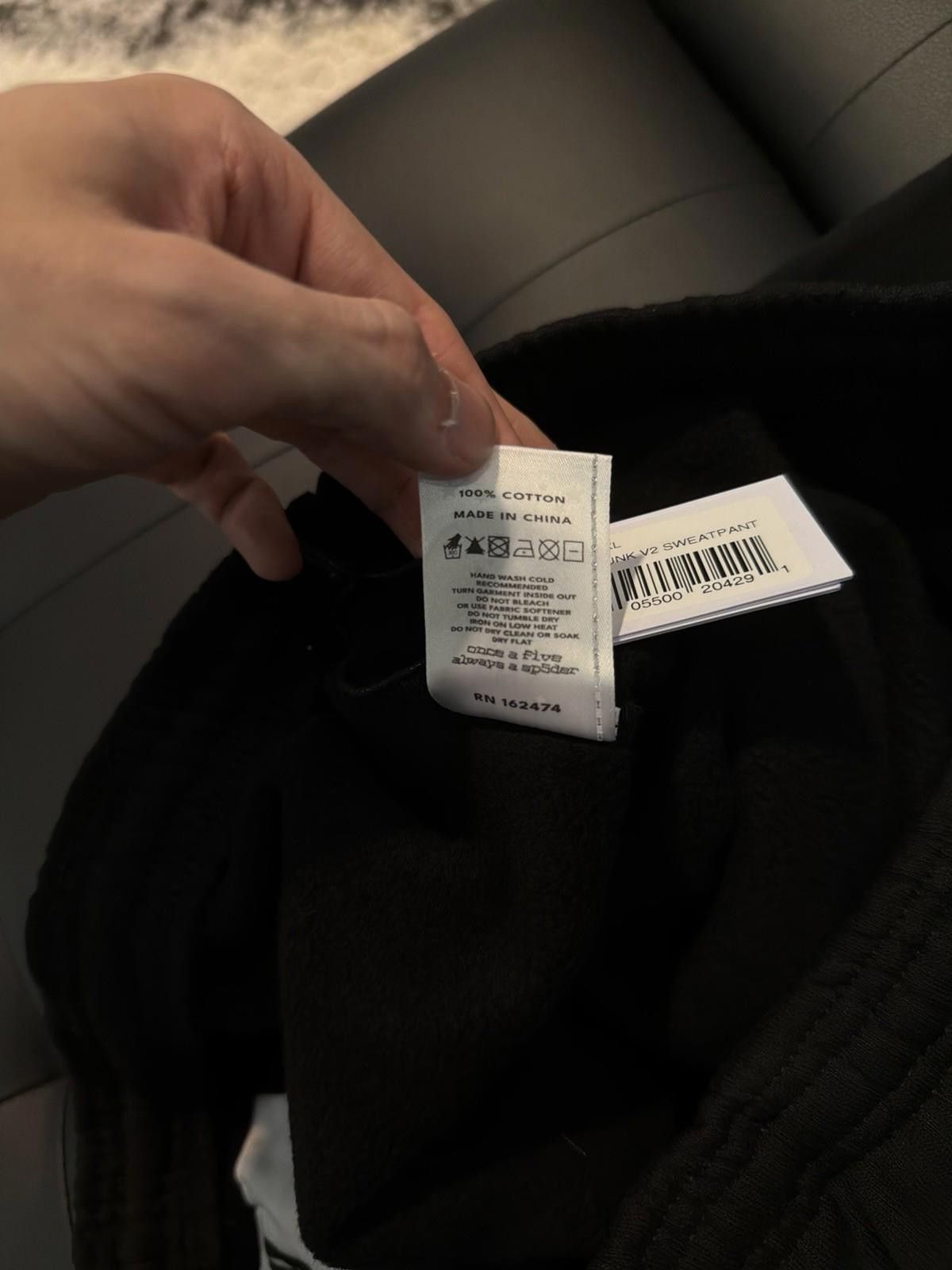 Sp5der Size Xl Sp5der Worldwide Black VVS Stone Sweatpants Spider Size US 36 / EU 52 - 10 Thumbnail