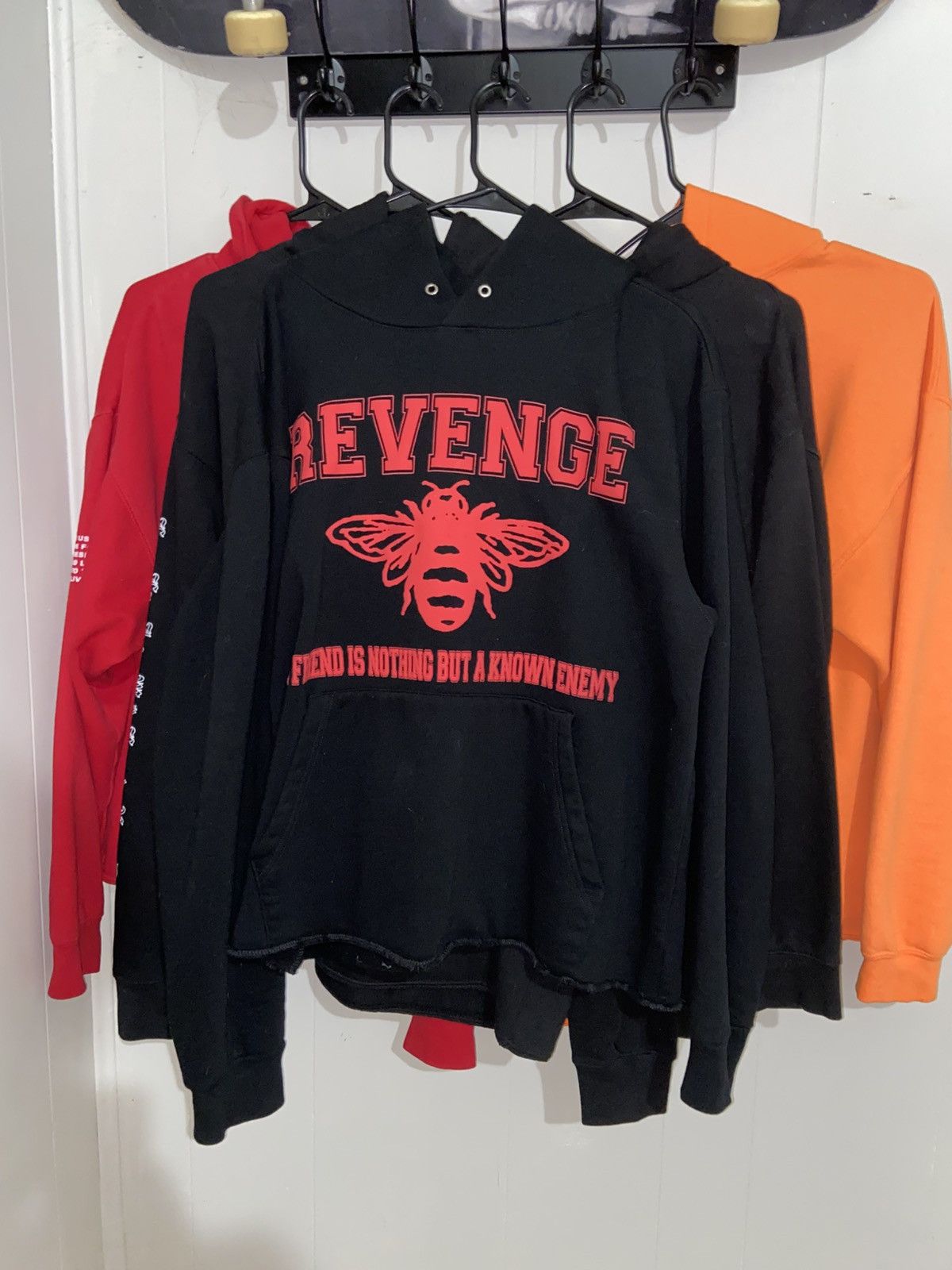 Revenge Revenge black and red friend hoodie Size US L / EU 52-54 / 3 - 1 Thumbnail