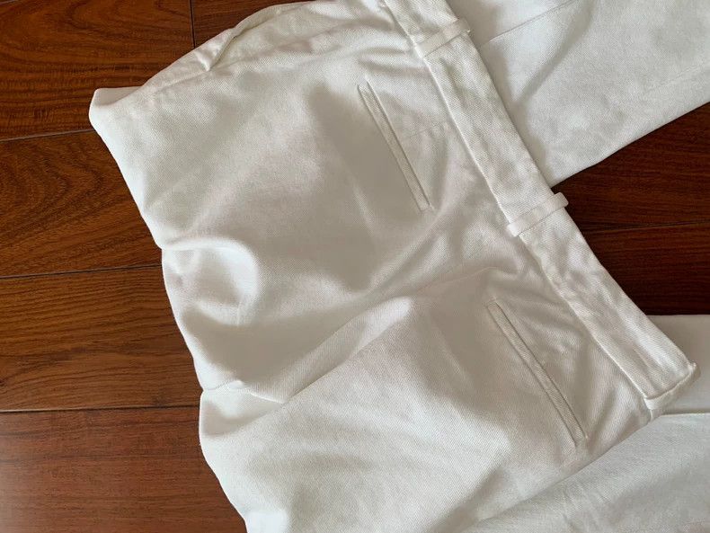 Loro Piana LORO PIANA White trousers Size 27" / US 4 / IT 40 - 3 Thumbnail
