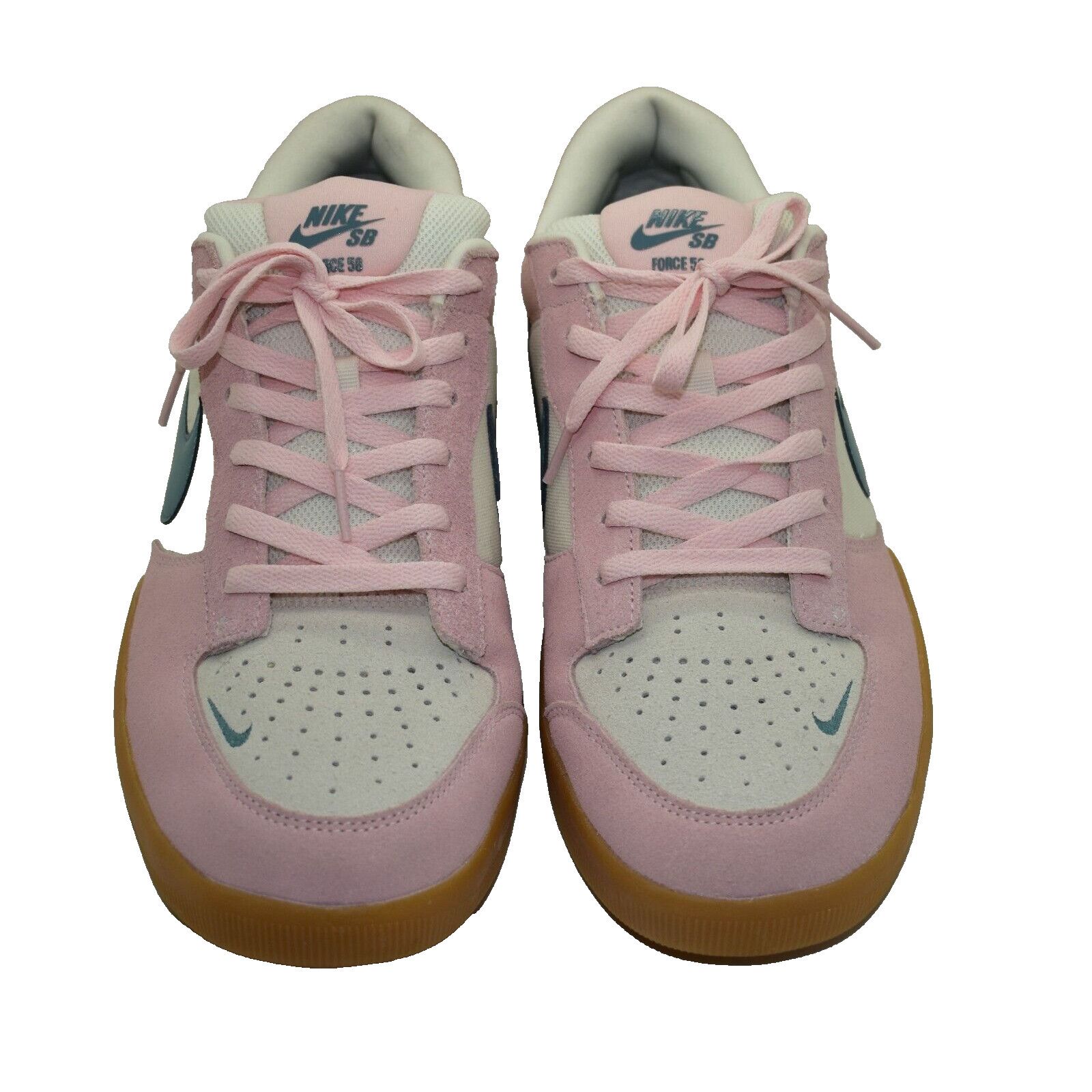 Nike NIKE SB Force 58 Pink Bloom Teal Low Top Shoes DV5477-600 13 Size US 13 / EU 46 - 4 Thumbnail