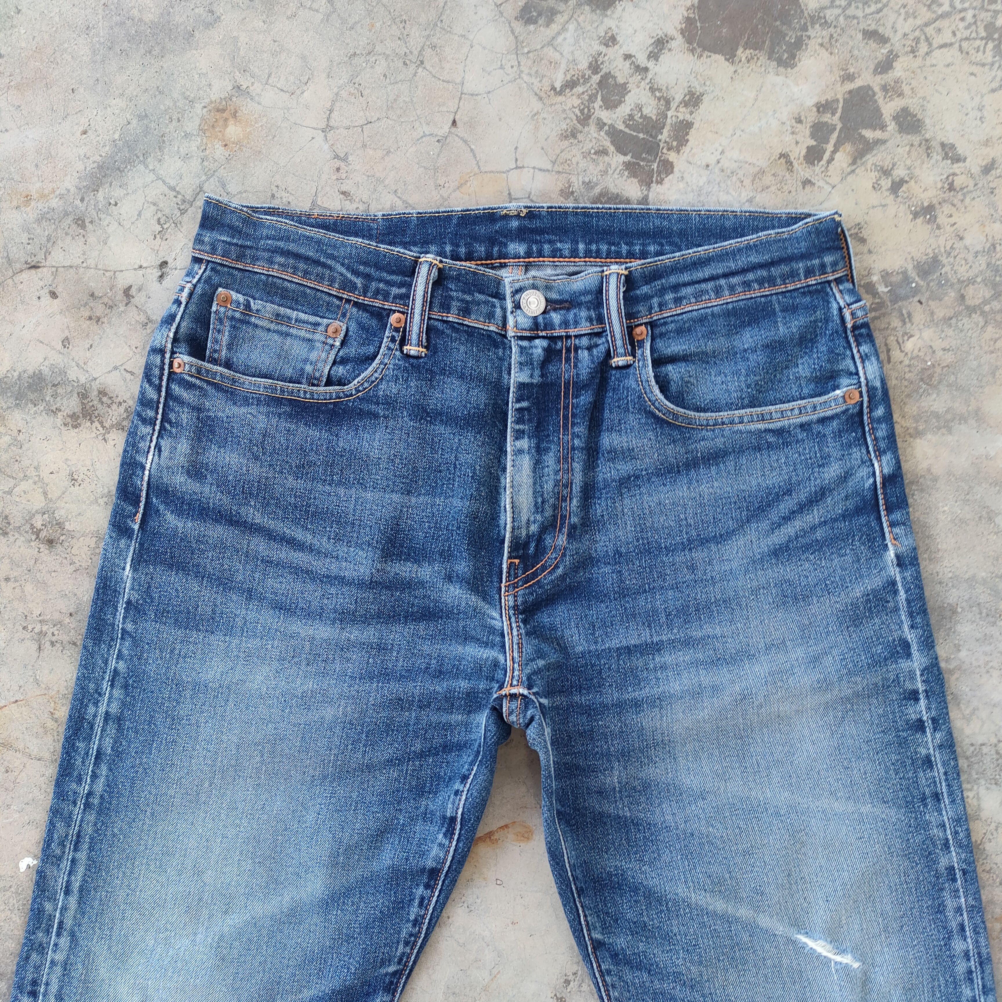 Jean × Levi's W32 VINTAGE LEVI'S 502 FADED DISTRESSED RIPPED JEANS PANTS Size US 32 / EU 48 - 3 Thumbnail