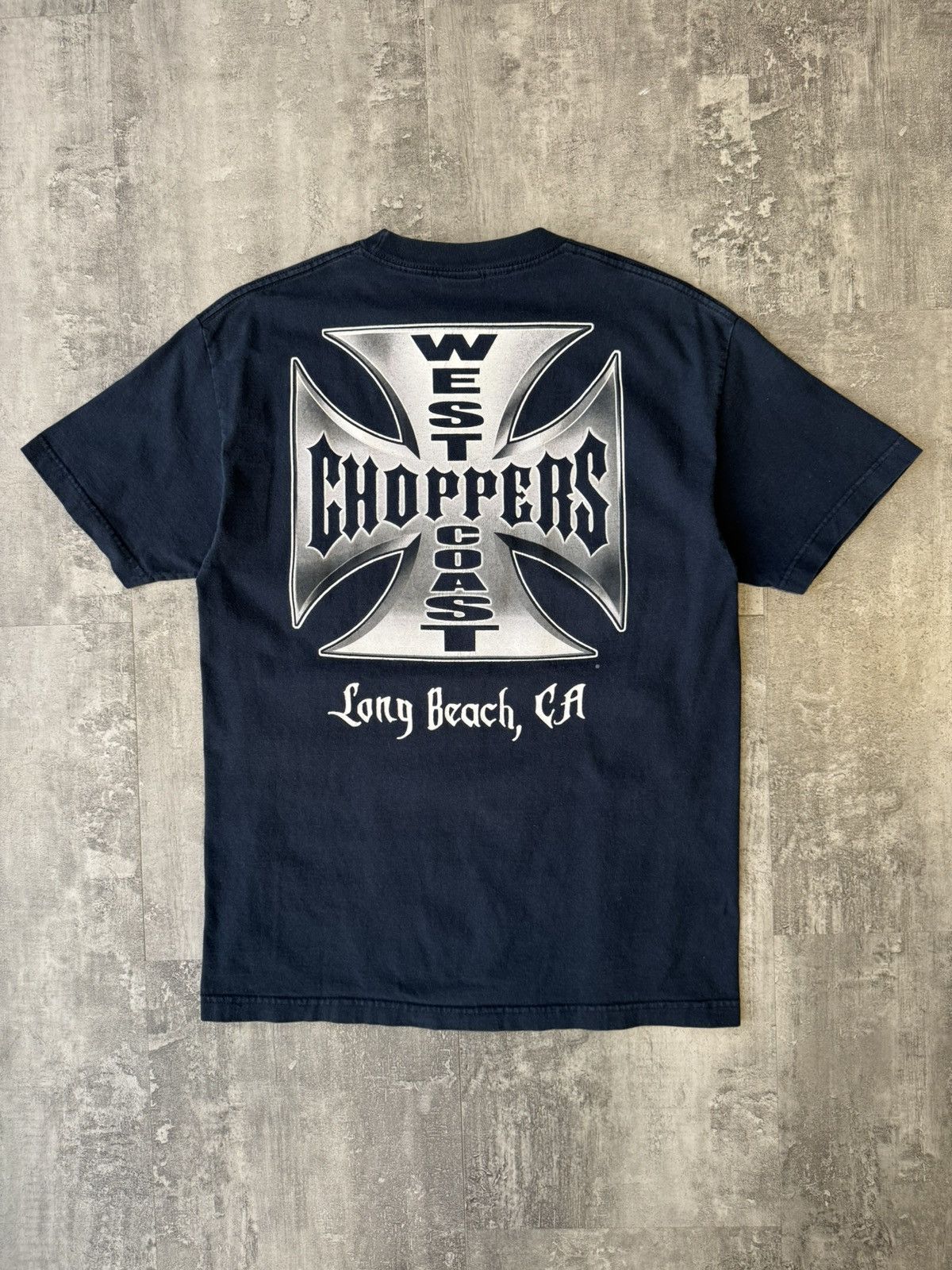 West Coast Choppers Vintage West Coast Choppers Navy tee Size US L / EU 52-54 / 3 - 1 Thumbnail