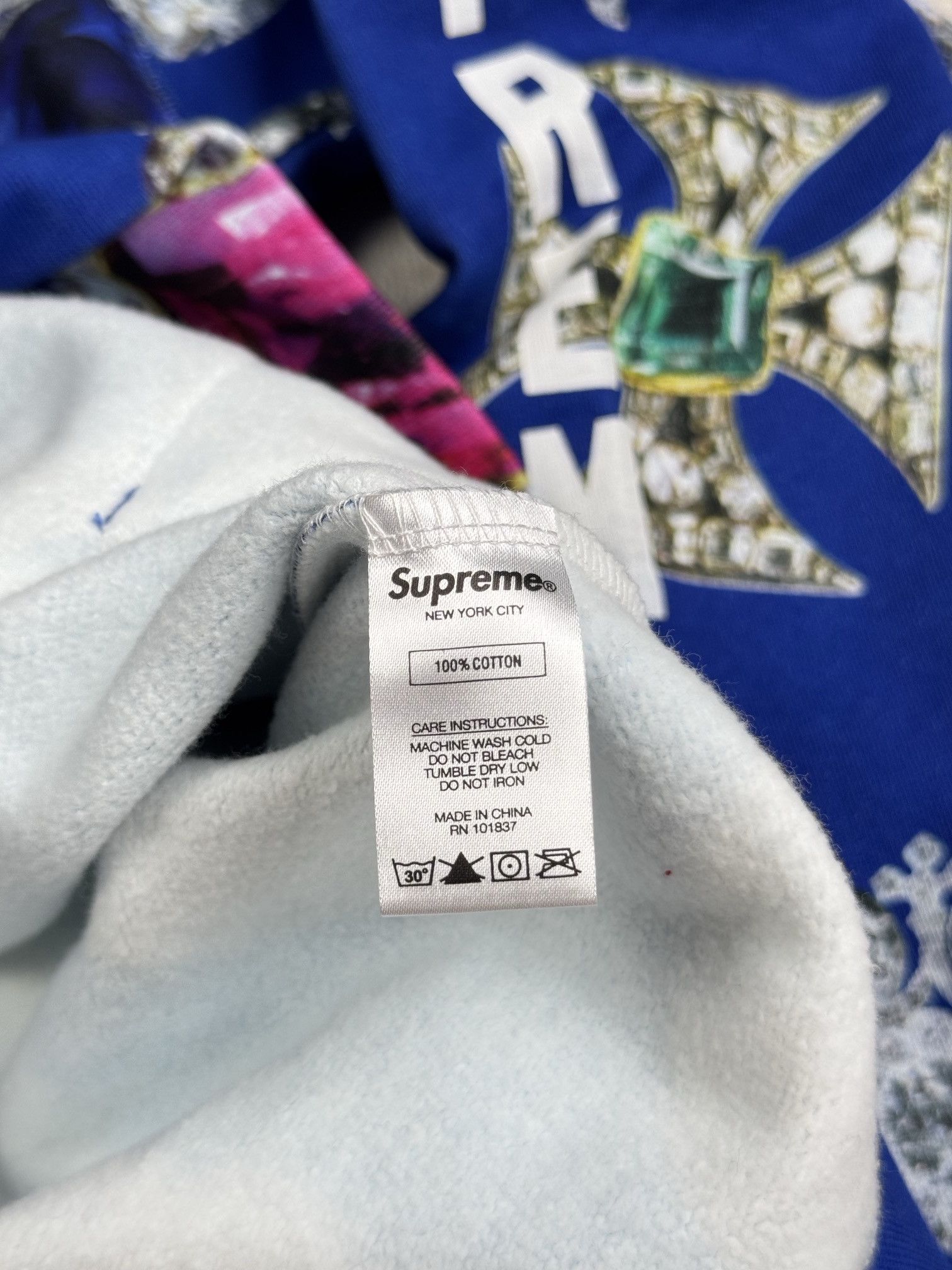 Supreme Gems hoodie Size US M / EU 48-50 / 2 - 10 Thumbnail