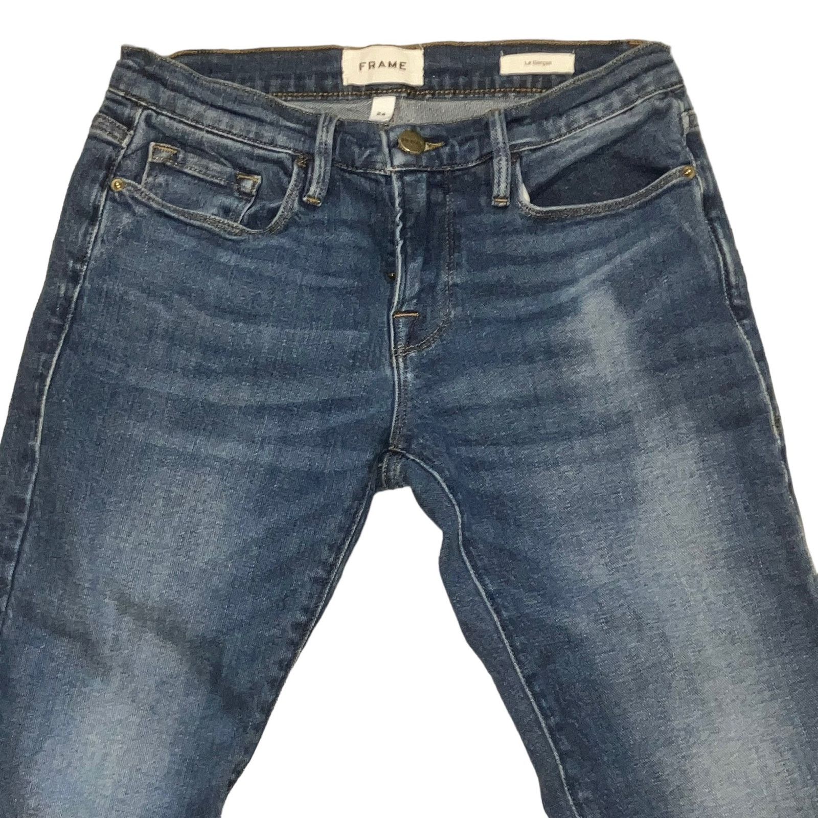 Frame Frame - Le Garcon Boyfriend Jean in Medium Blue-size 24 Size 24" / US 00 / IT 34 - 8 Thumbnail