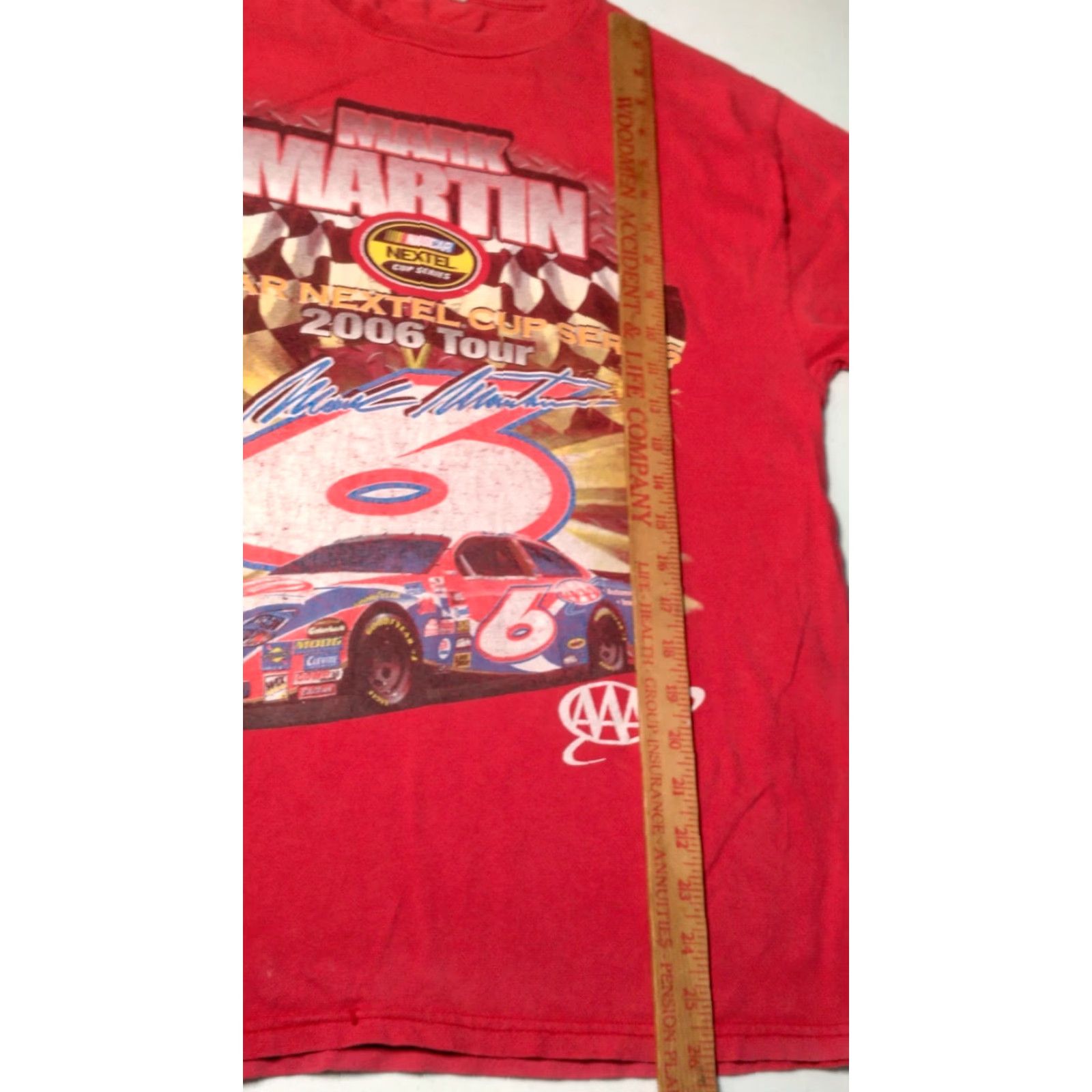 Vintage VINTAGE NASCAR Nextel Cup Series Mark Martin Shirt M Red Delta Pro Weight Men T-Shirt Race 2006?page Size US M / EU 48-50 / 2 - 6 Thumbnail