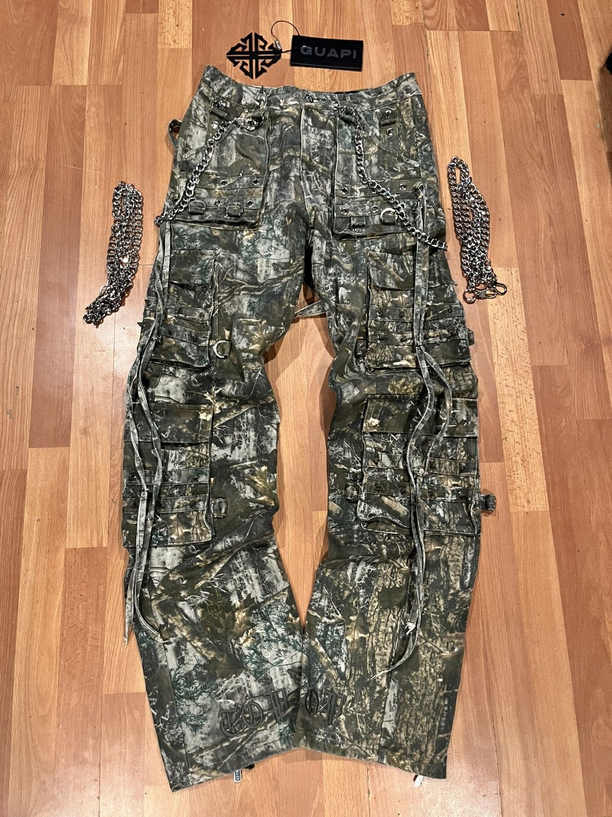 GUAPI Guapi x NBA Youngboy camo pants Size US 34 / EU 50 - 1 Thumbnail