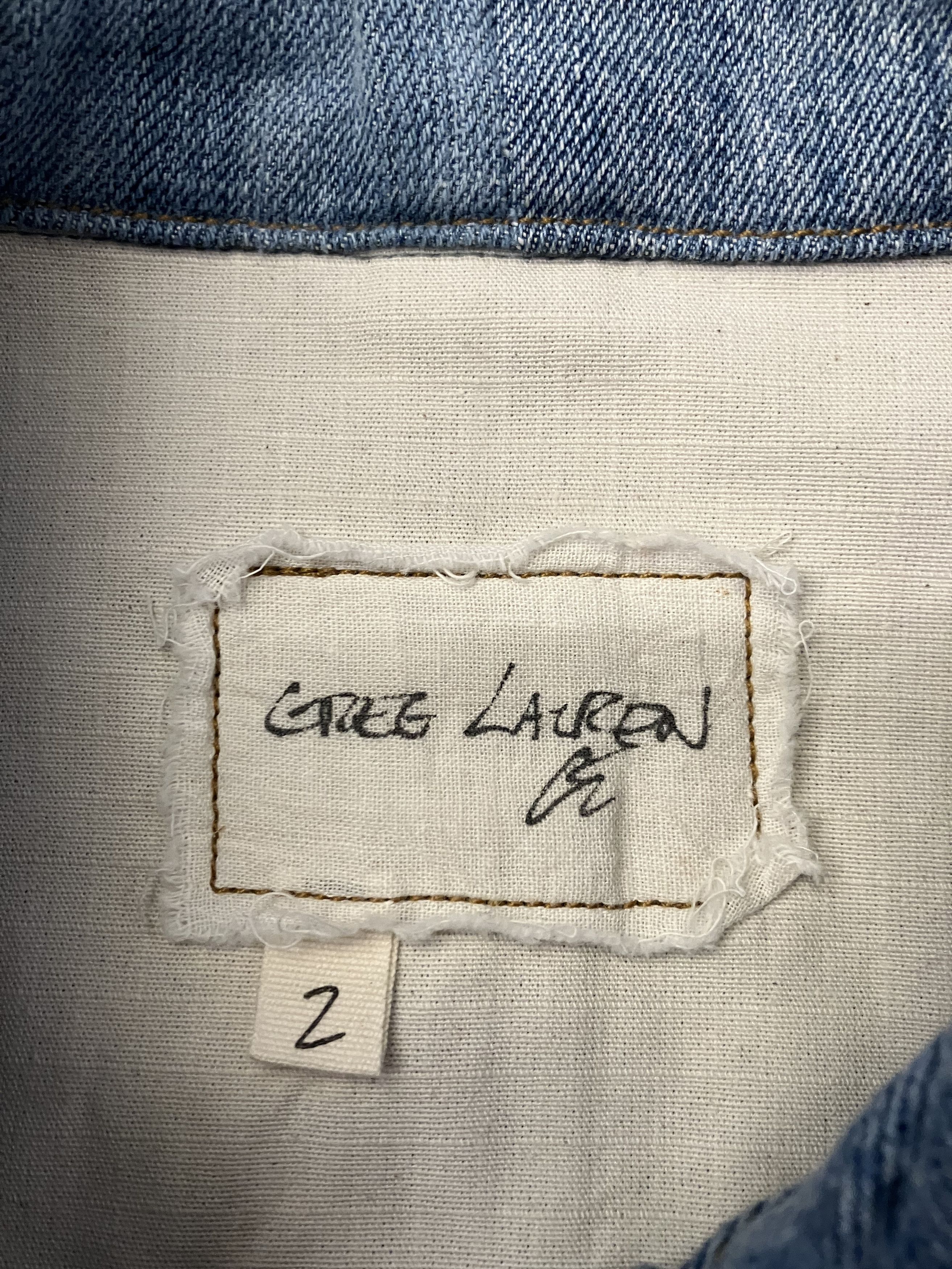 Greg Lauren $1900 NWT Greg Lauren Vintage Denim Trucker Medium (Size 2) Size US M / EU 48-50 / 2 - 4 Thumbnail
