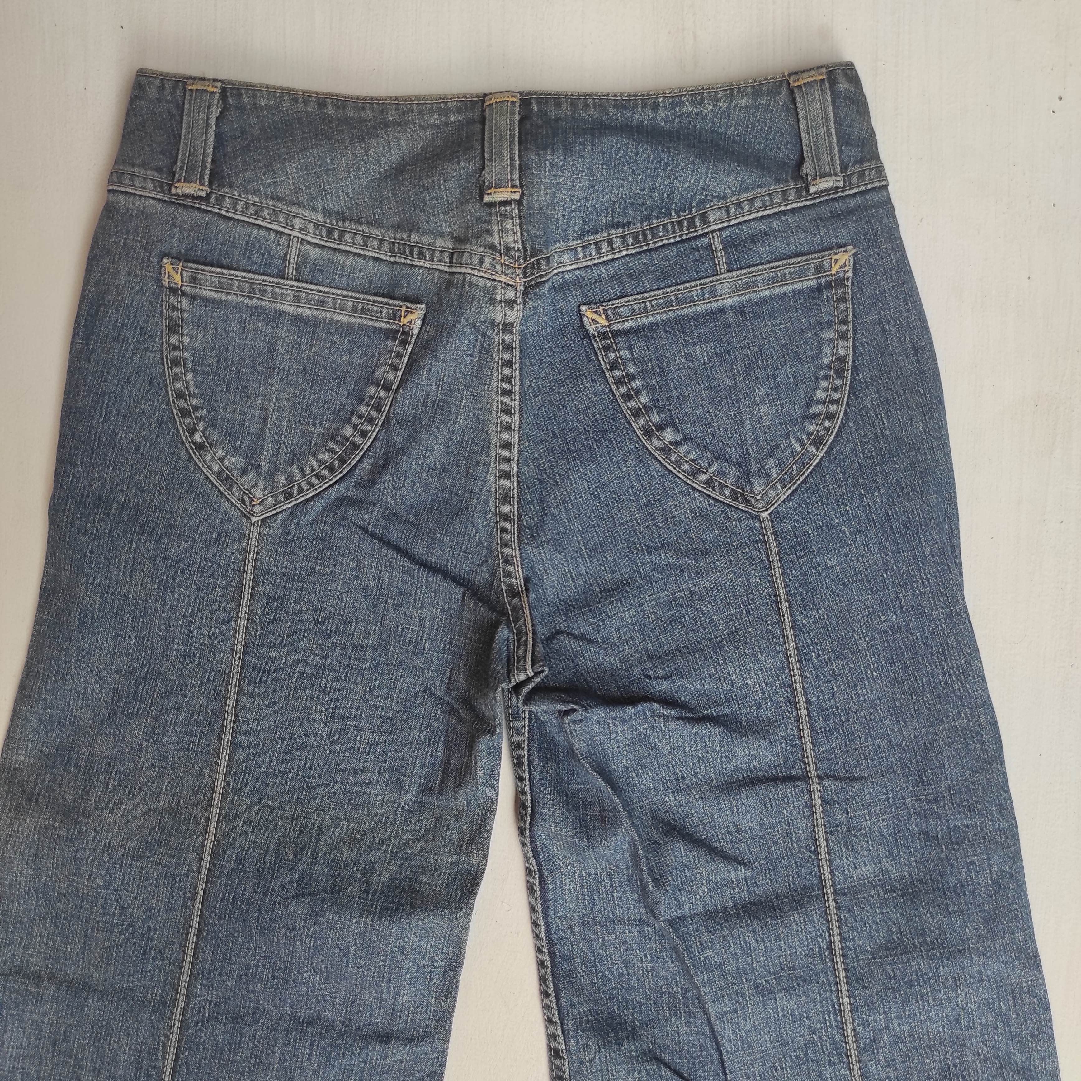 Hysteric Glamour Nudist Jean Brappers Baggy Low Waist Flare Denim Jeans BNWT Size 28" / US 6 / IT 42 - 14 Thumbnail