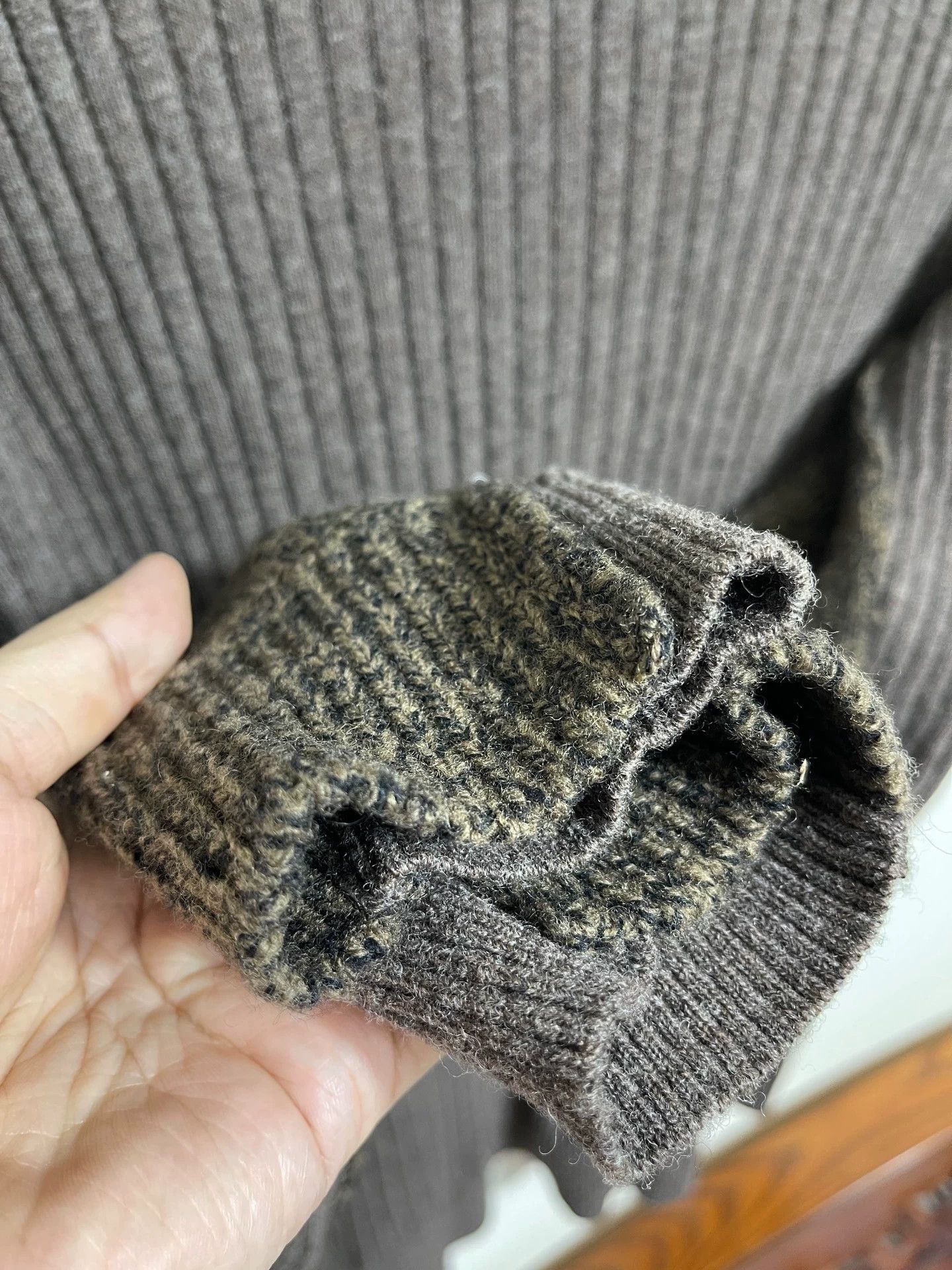 Dolce & Gabbana Dolce & Gabbana Color-Blocked Slim Knit Sweater 52 Size US L / EU 52-54 / 3 - 6 Thumbnail