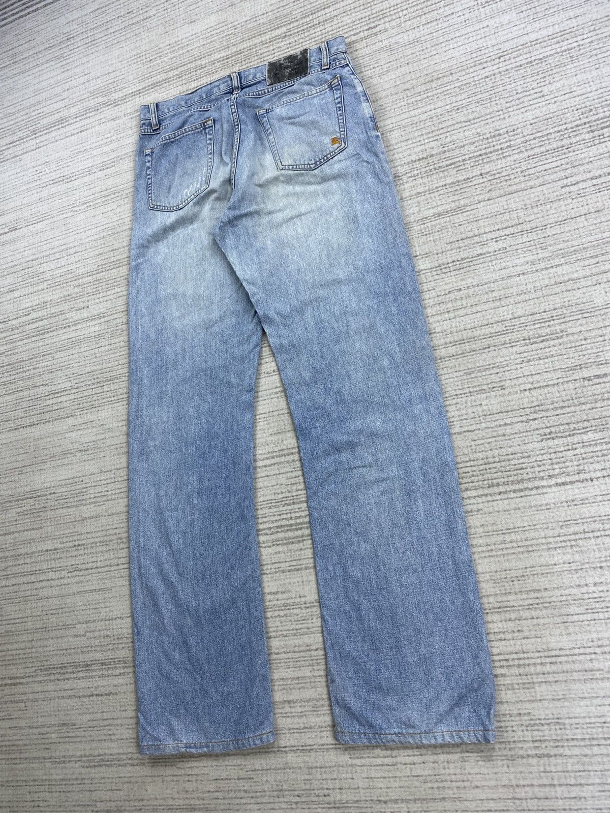 Burberry × Japanese Brand × Vintage Vintage Burberry Black Label Distressed Denim Pants Size US 30 / EU 46 - 6 Thumbnail