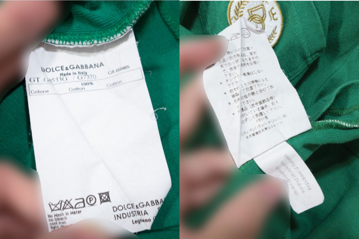 Dolce & Gabbana Logo Patch Pocket Double Collar V-notch Neckline Polo Retro Size US XXL / EU 58 / 5 - 9 Thumbnail