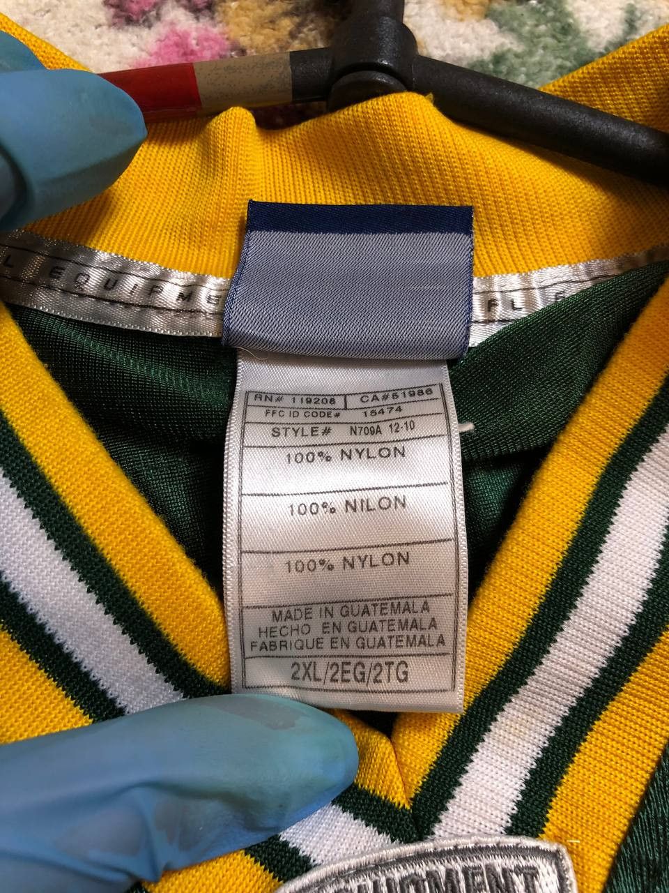 Reebok Reebok NFL On Field Green Bay Packers Aaron Rodgers Size US XXL / EU 58 / 5 - 3 Thumbnail