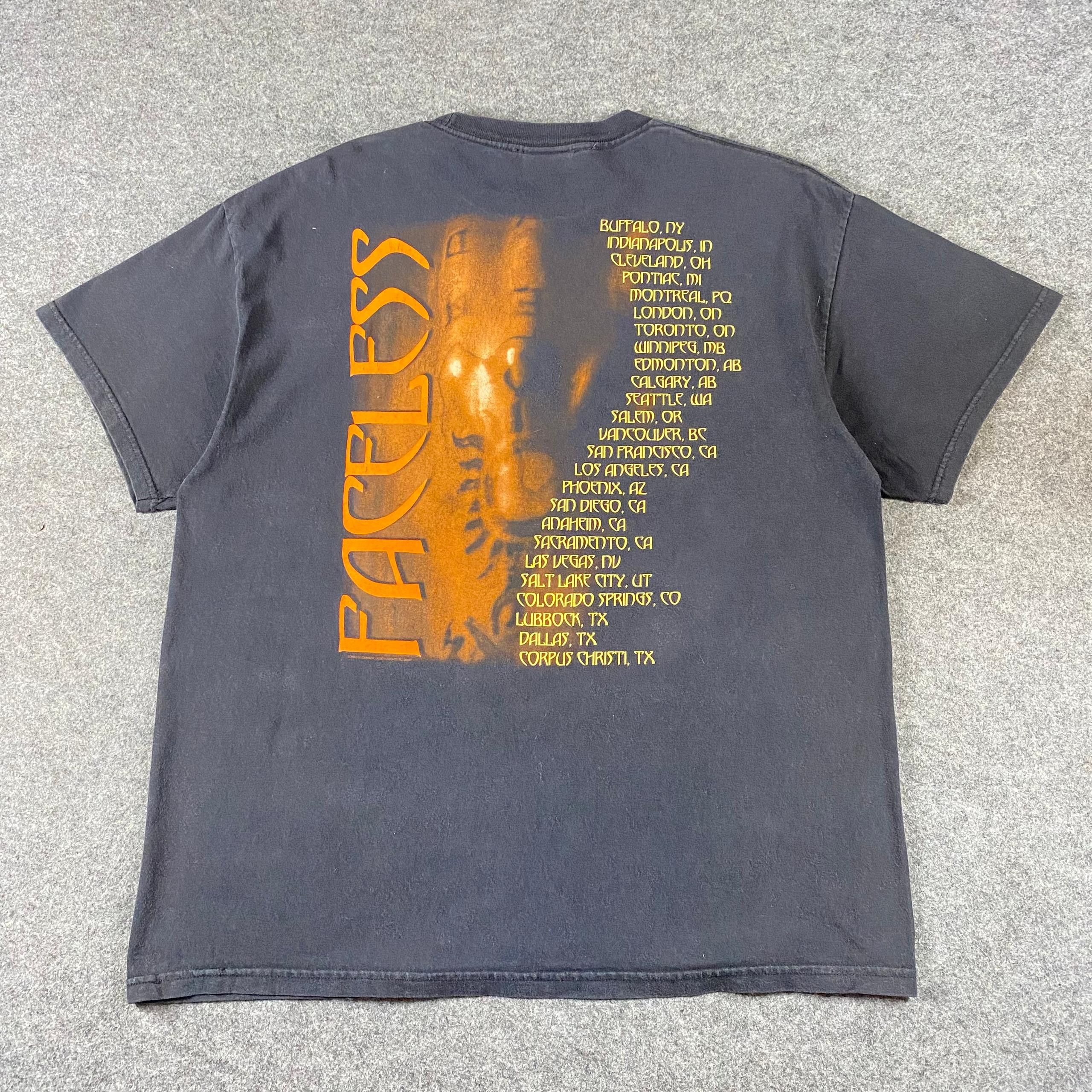 Band Tees Vintage Godsmack Faceless Album Rock Band Tshirt Size US XL / EU 56 / 4 - 4 Thumbnail