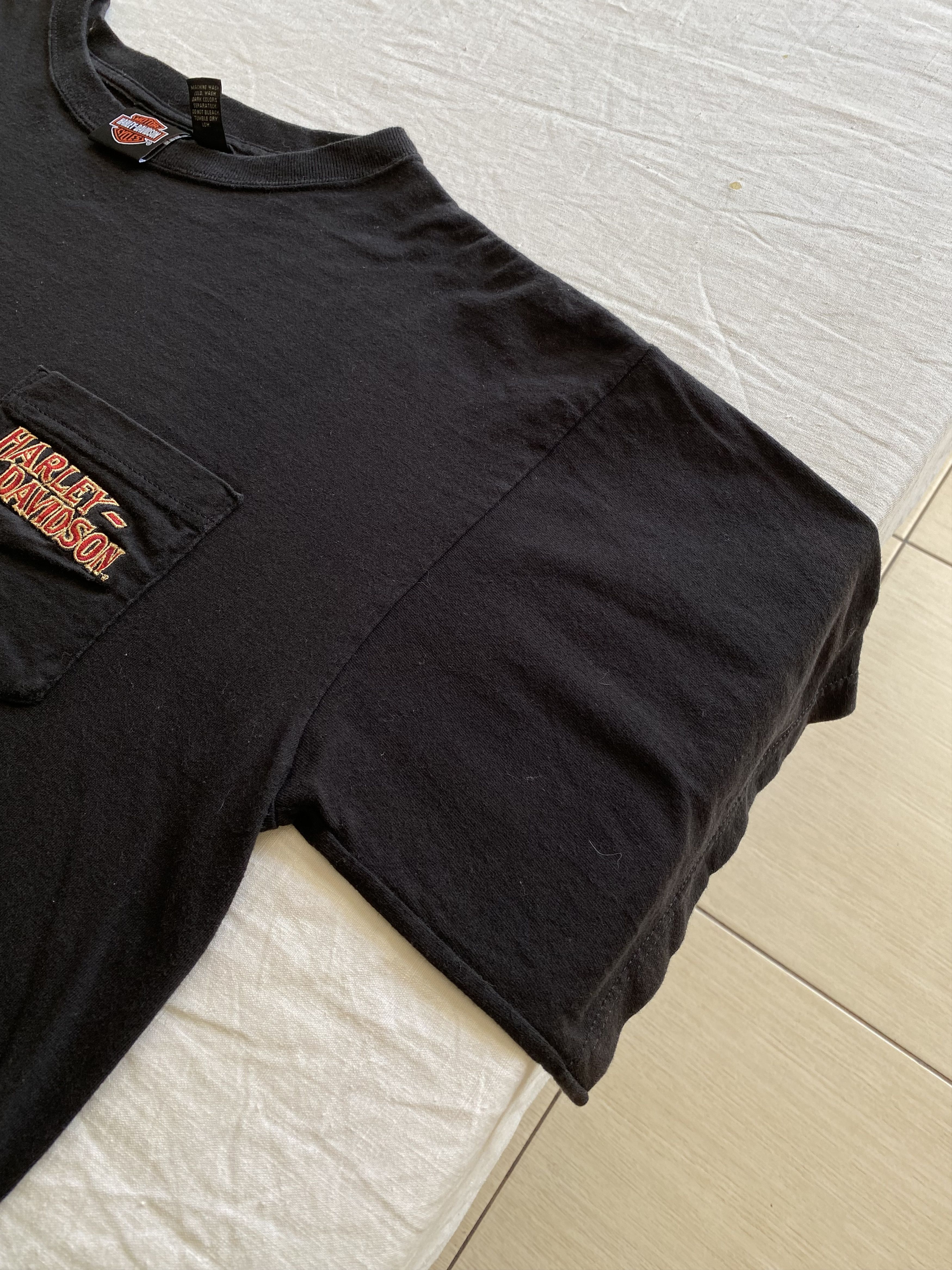 Harley Davidson Harley Davidson Vintage Crop Top Tee Size XL / US 12-14 / IT 48-50 - 14 Thumbnail