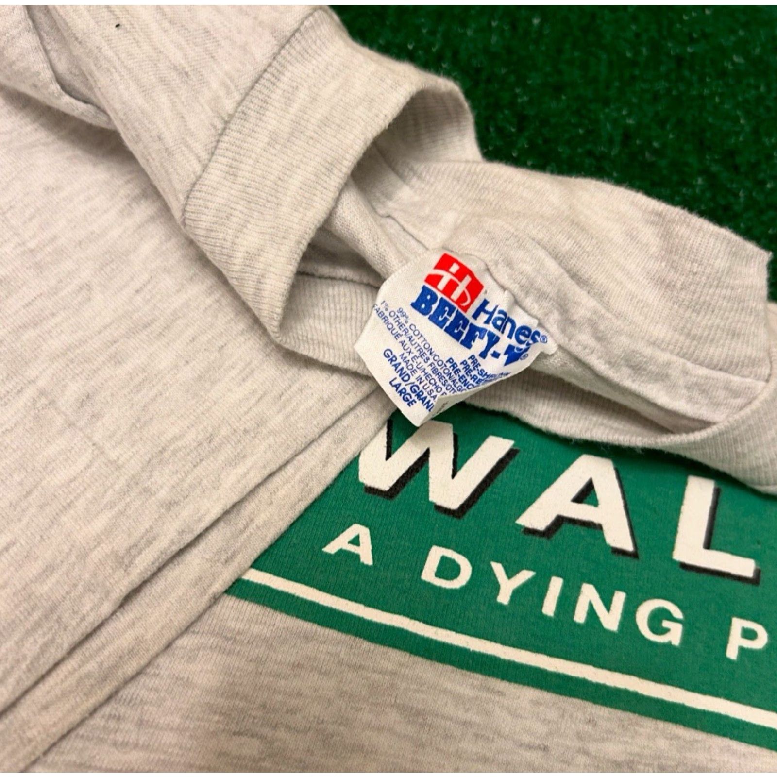 Vintage VINTAGE Joe Walsh Song For A Dying Planet Band Tee Eagles 1992 VTG Shirt Gray L Mens 90s Rock Music Size US L / EU 52-54 / 3 - 3 Thumbnail