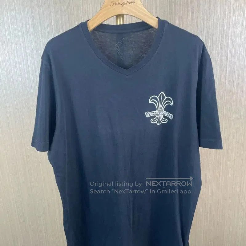 Chrome Hearts Chrome Heart V-Neck Tshirt | Grailed