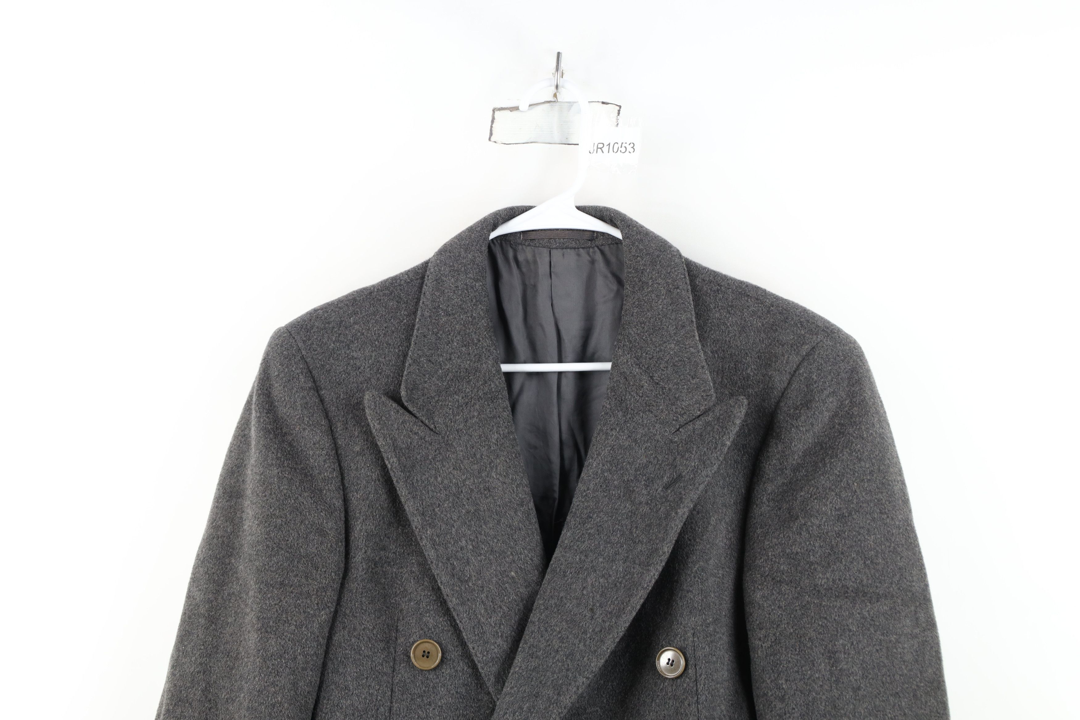Vintage Vintage 80s 90s Rockabilly Double Breasted Overcoat Jacket Size US XXL / EU 58 / 5 - 2 Thumbnail