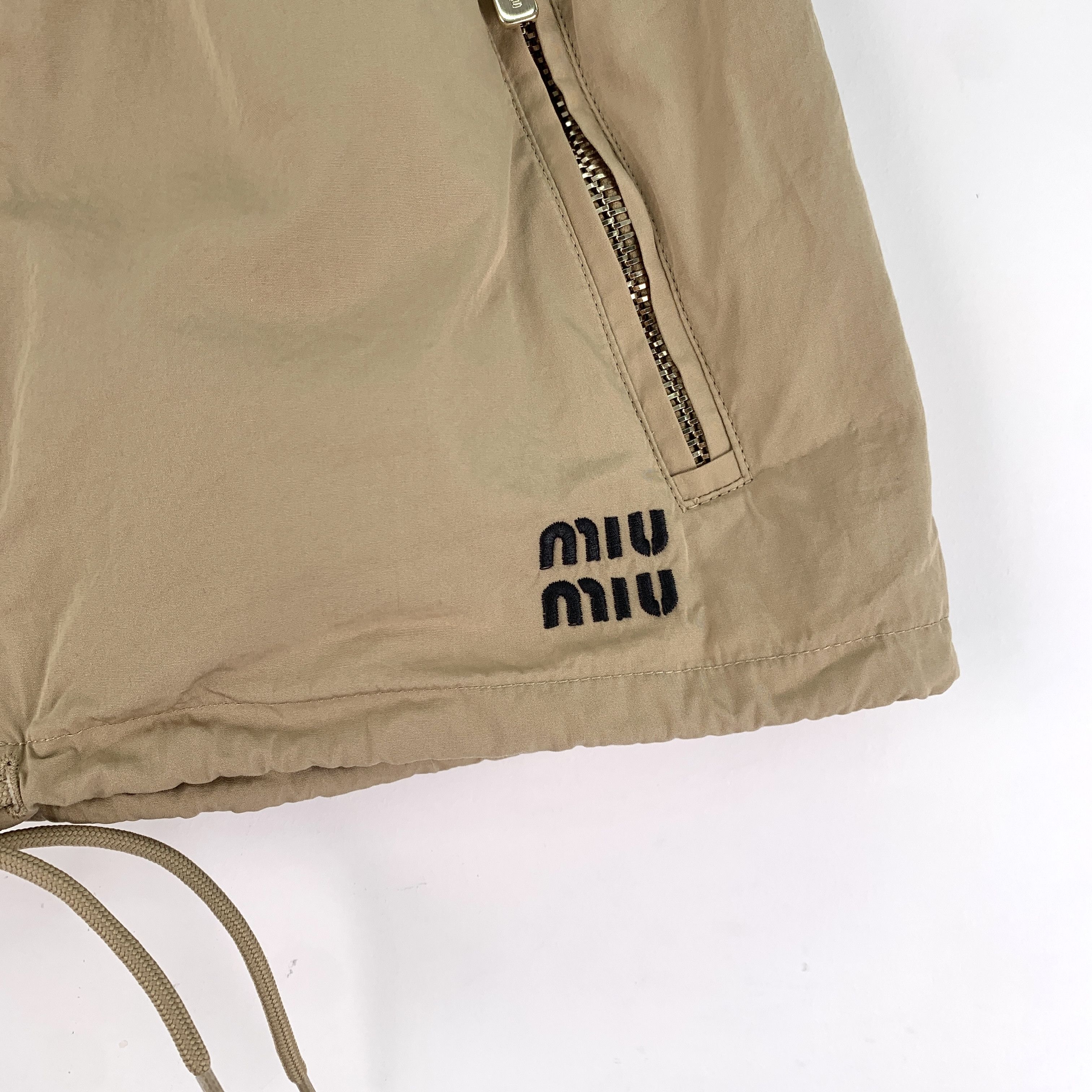 Miu Miu Miu Miu Brown Logo Cotton Casual Skirt 23 Edition (Size S) Size 38" / US 16 / IT 52 - 7 Thumbnail