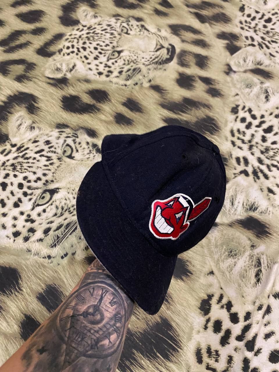 New Era × Vintage Vintage World Series Cleveland Indiana New Era Passformmütze Size ONE SIZE - 4 Thumbnail