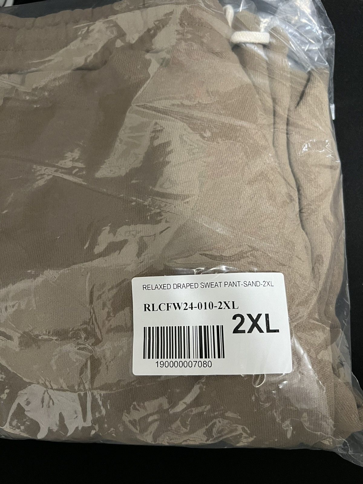 Richie Le Collection Richie Lee Draped Sweatpants - Sand Size US 36 / EU 52 - 11 Thumbnail