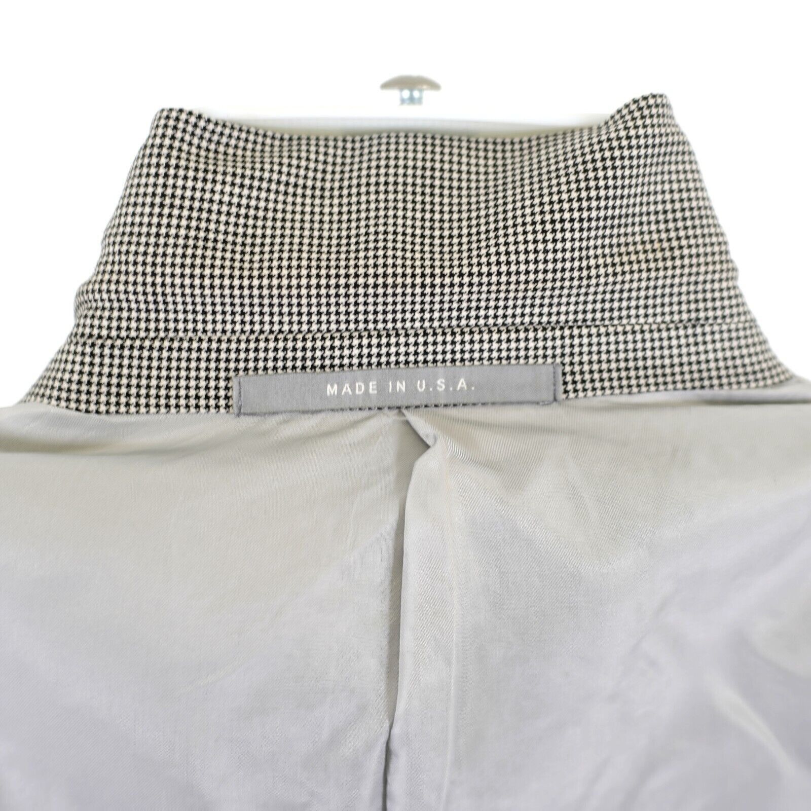 Hickey Freeman Hickey Freeman 44S Loro Piana Tasmanian Super 130s Wool Gray Size 44S - 12 Thumbnail